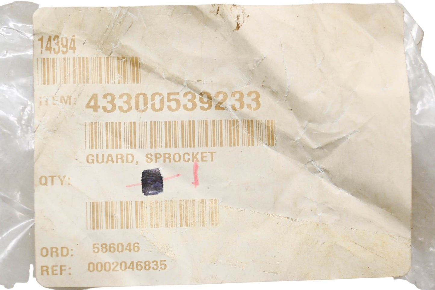 OEM Echo 43300539233 Sprocket Guard