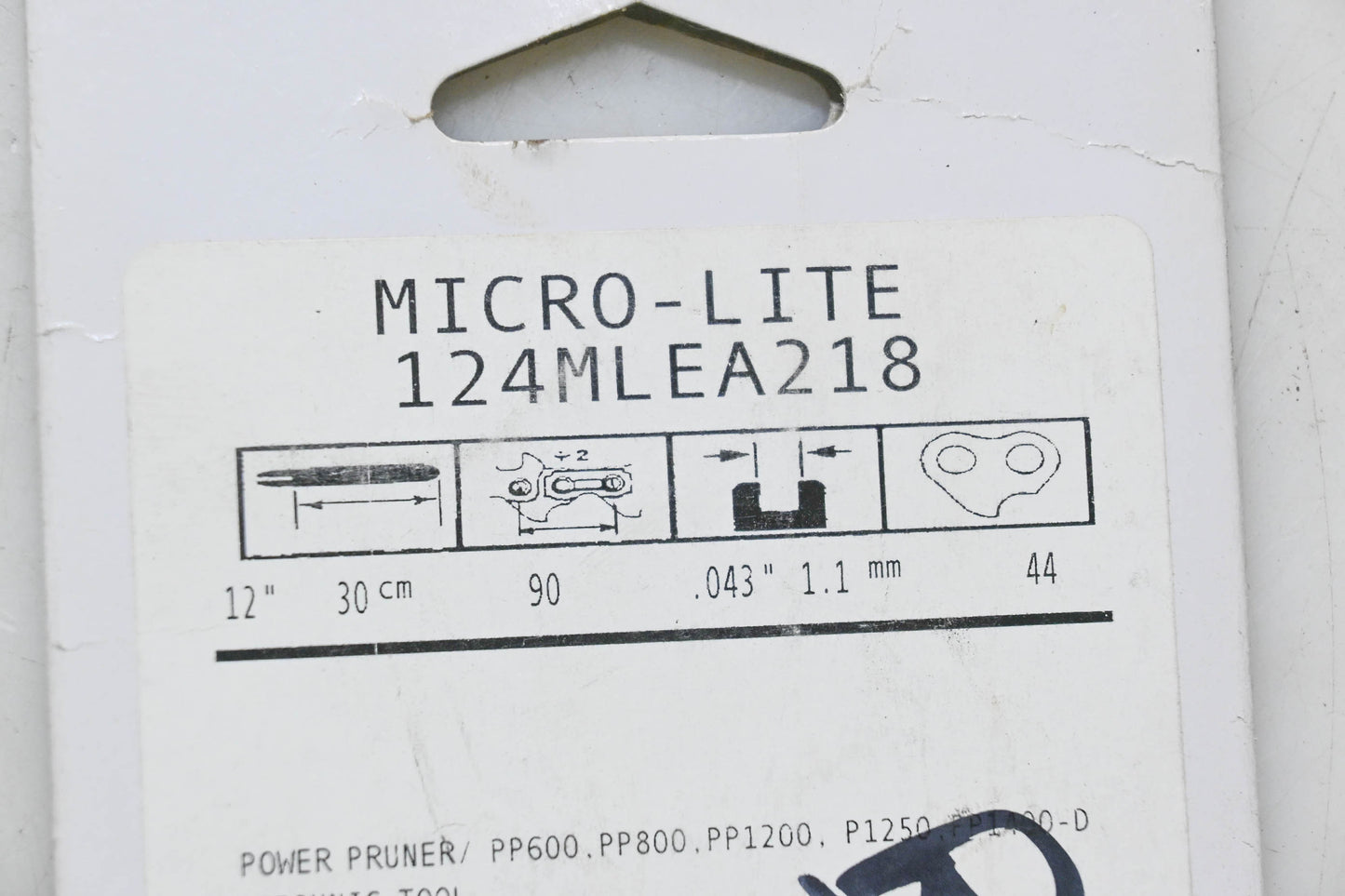 Oregon 124MLEA218 Micro-Lite Chainsaw Guide Bar 12" .043" NOS
