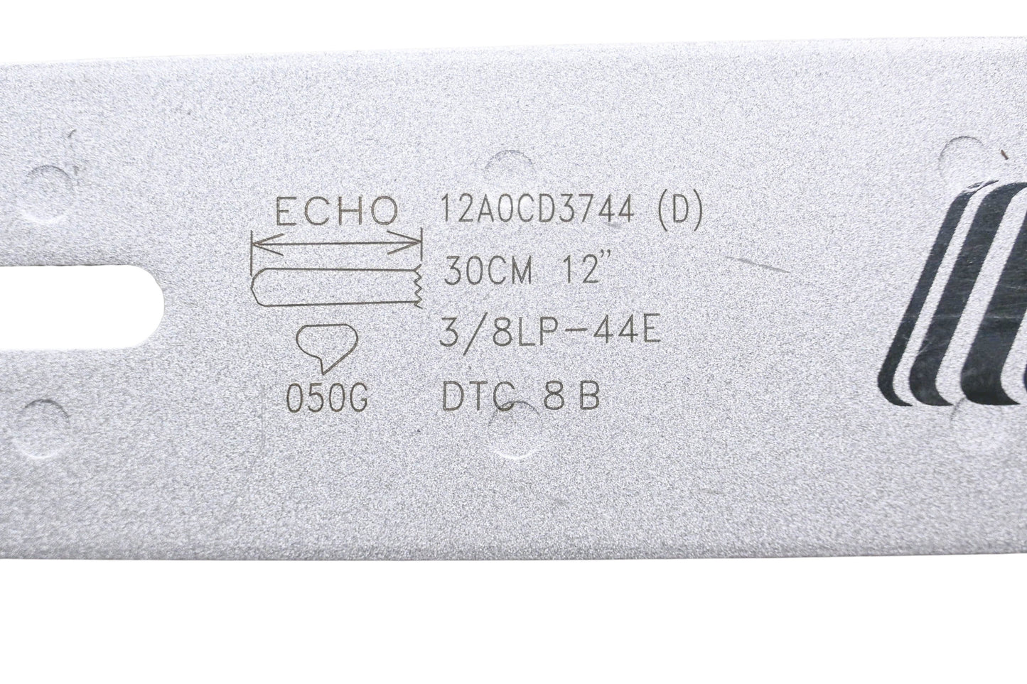 New OEM Echo 12A0CD3744 Guide Bar 12" 3/8" NOS