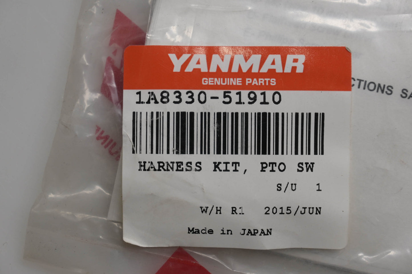 Yanmar 1A8330-51910 Switch Wiring Harness Kit NOS