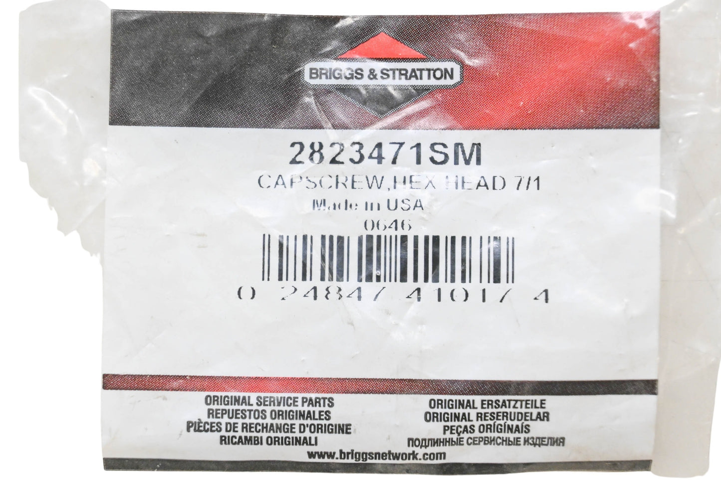 New OEM Briggs & Stratton 2823471SM Hex Head Capscrew NOS