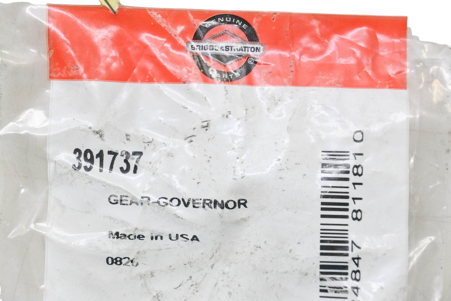New OEM Briggs & Stratton 391737 Governor Gear NOS