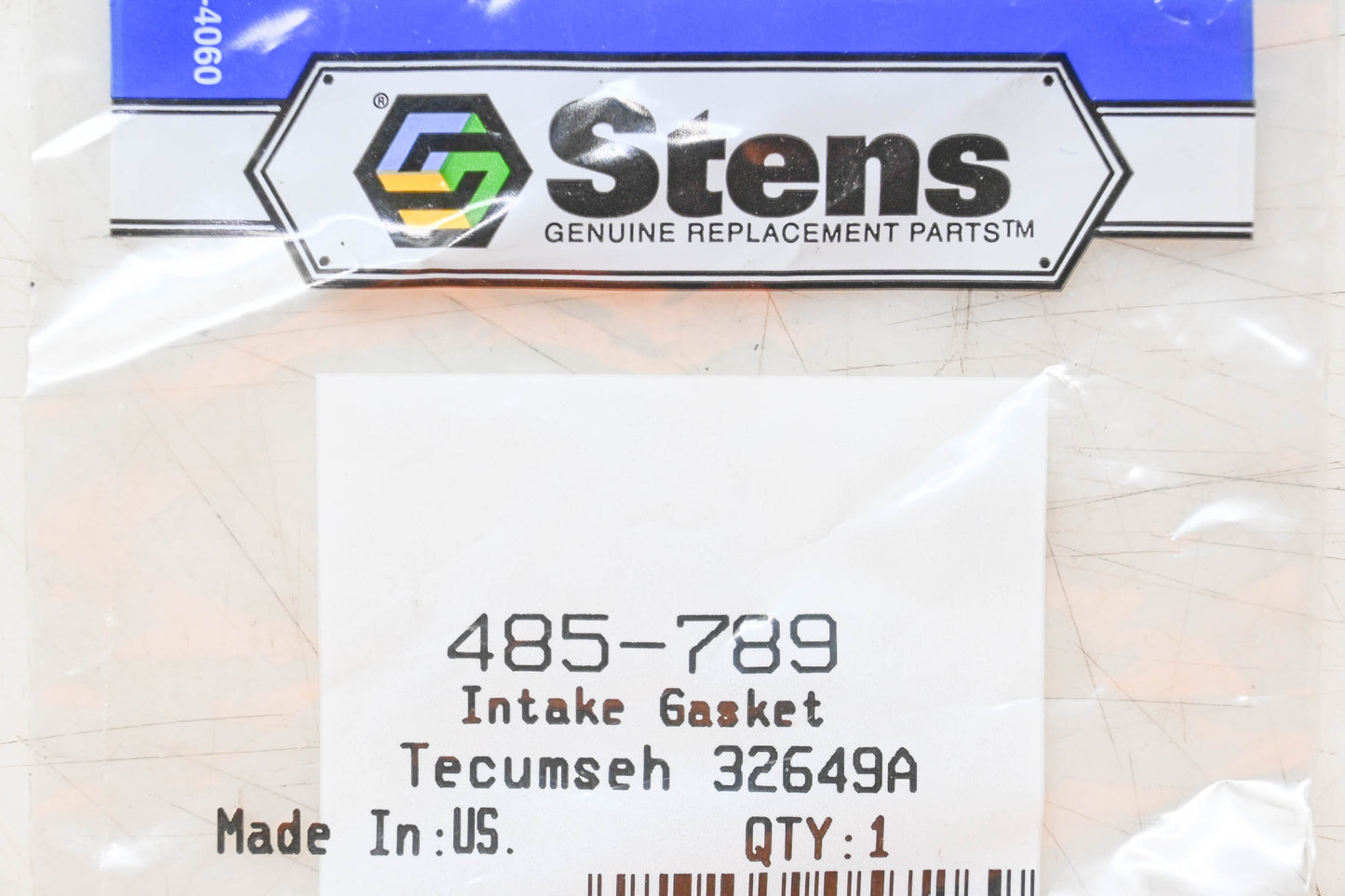 Stens 485-789, 32649A Intake Gasket NOS