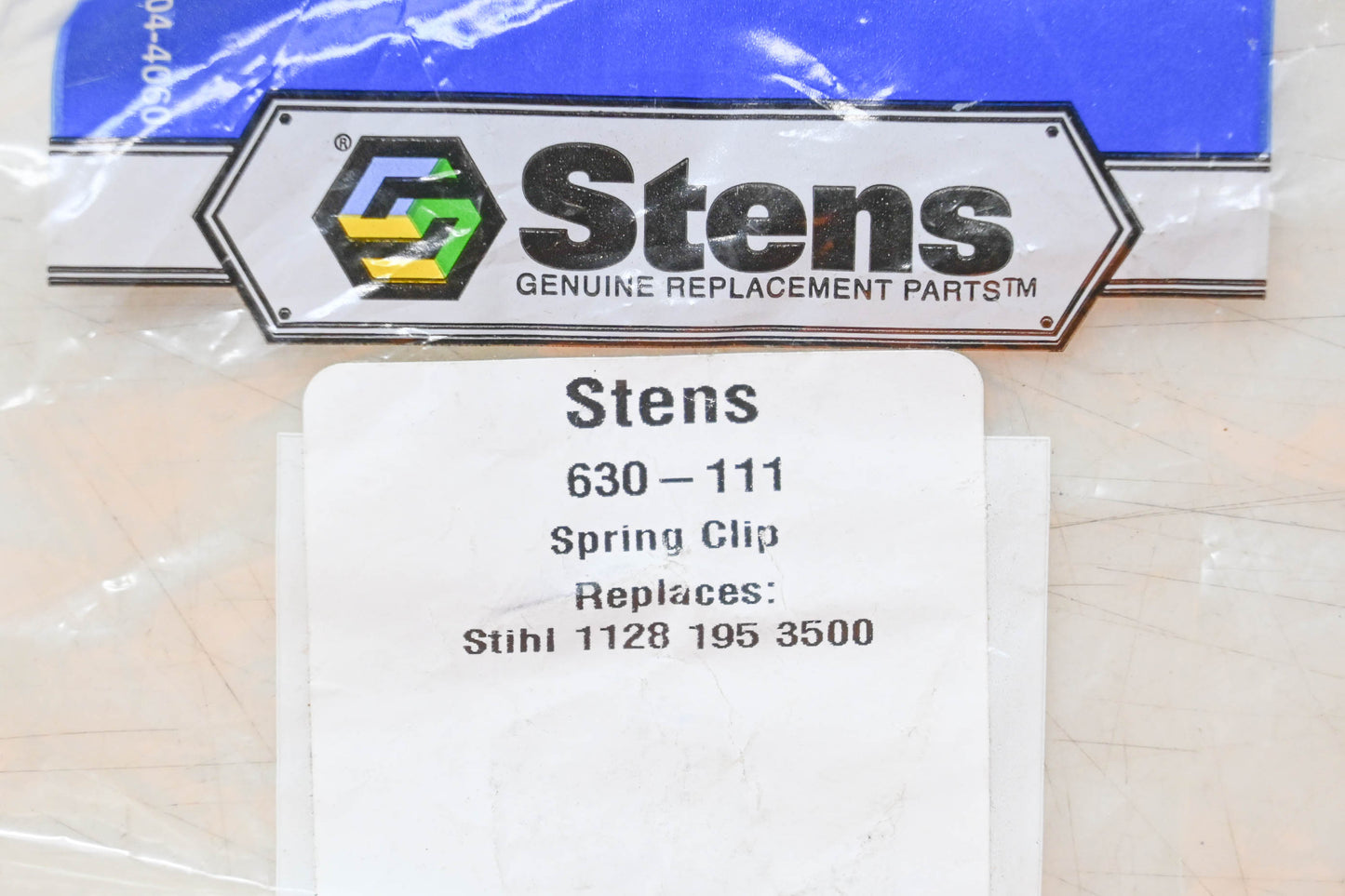 Stens 630-111, 1128 195 3500 Spring Clip Pair NOS