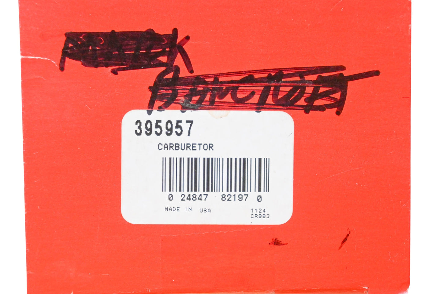 New OEM Briggs & Stratton 395957 Carburetor Kit NOS