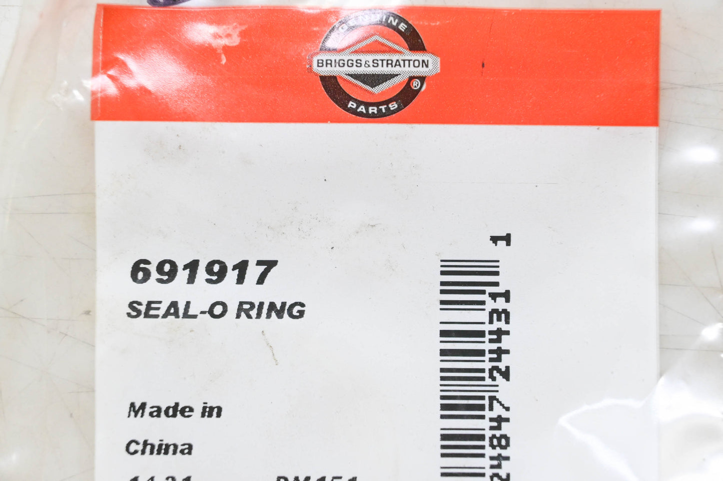 New OEM Briggs & Stratton 691917 O-Ring Seal NOS
