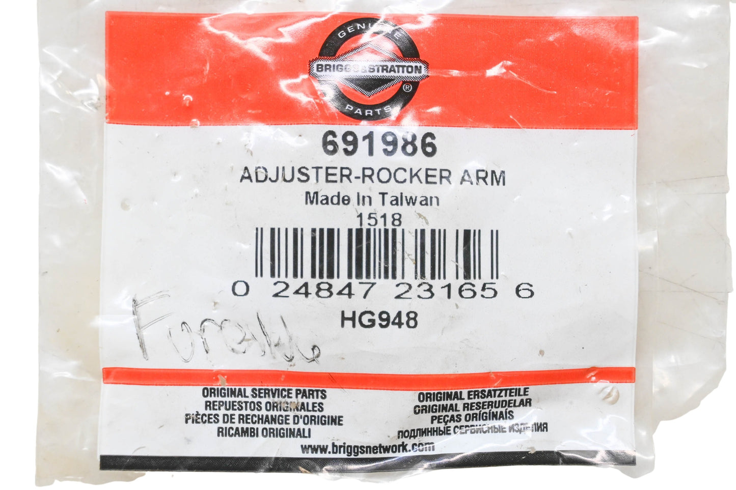 New OEM Briggs & Stratton 691986 Rocker Arm Adjuster NOS