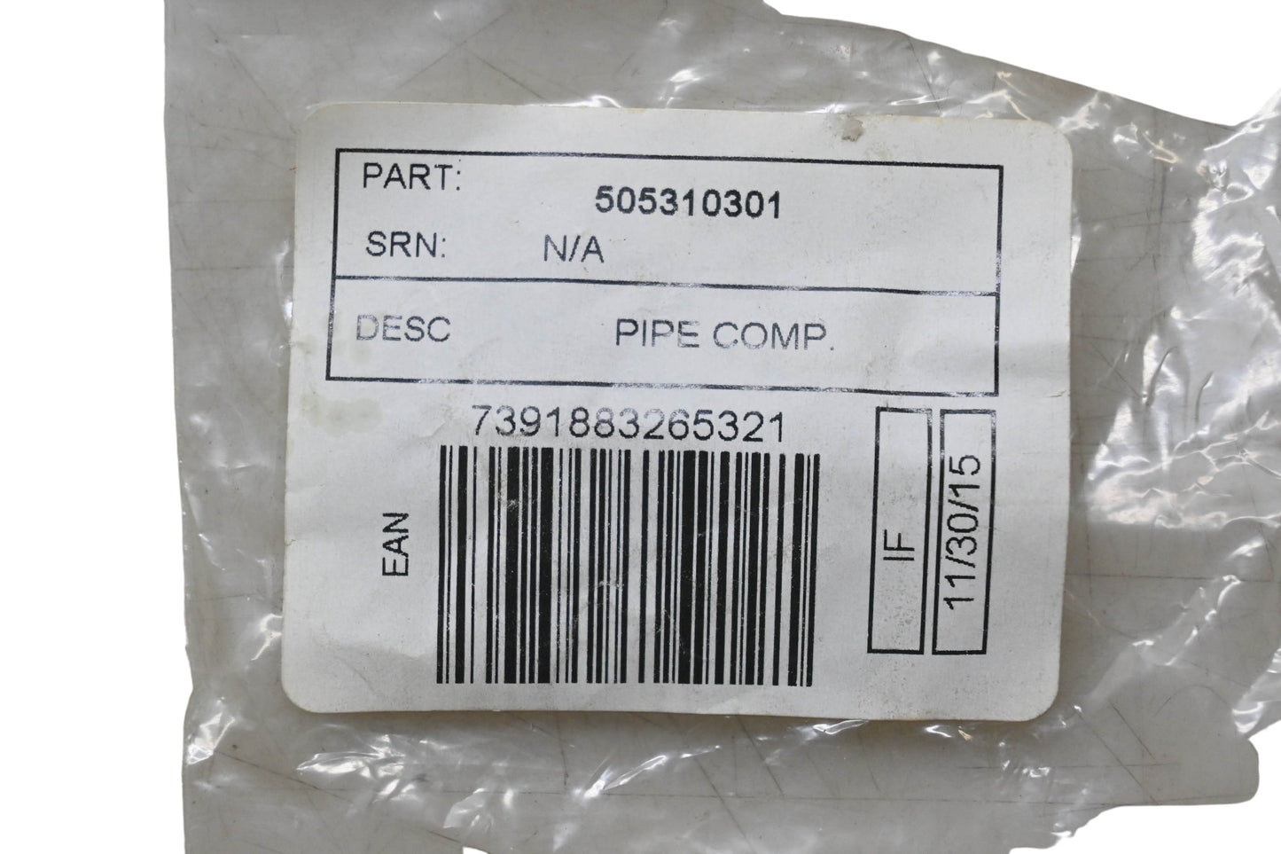 New OEM Husqvarna 505310301 Pipe NOS