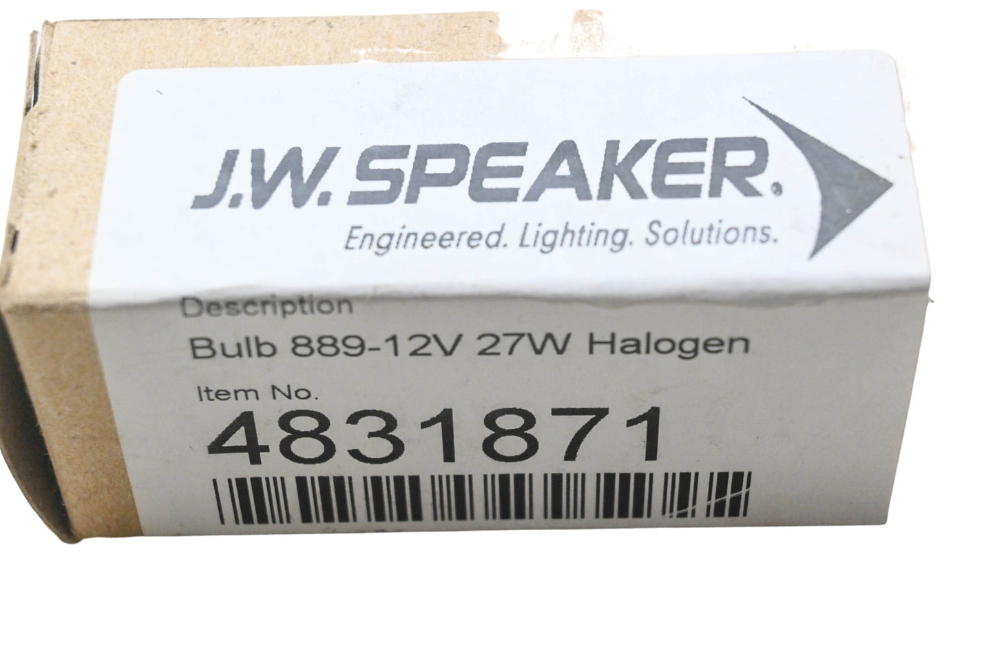 J.W. Speaker 4831871, 889, 532401620 Halogen Bulb 12V 27W NOS