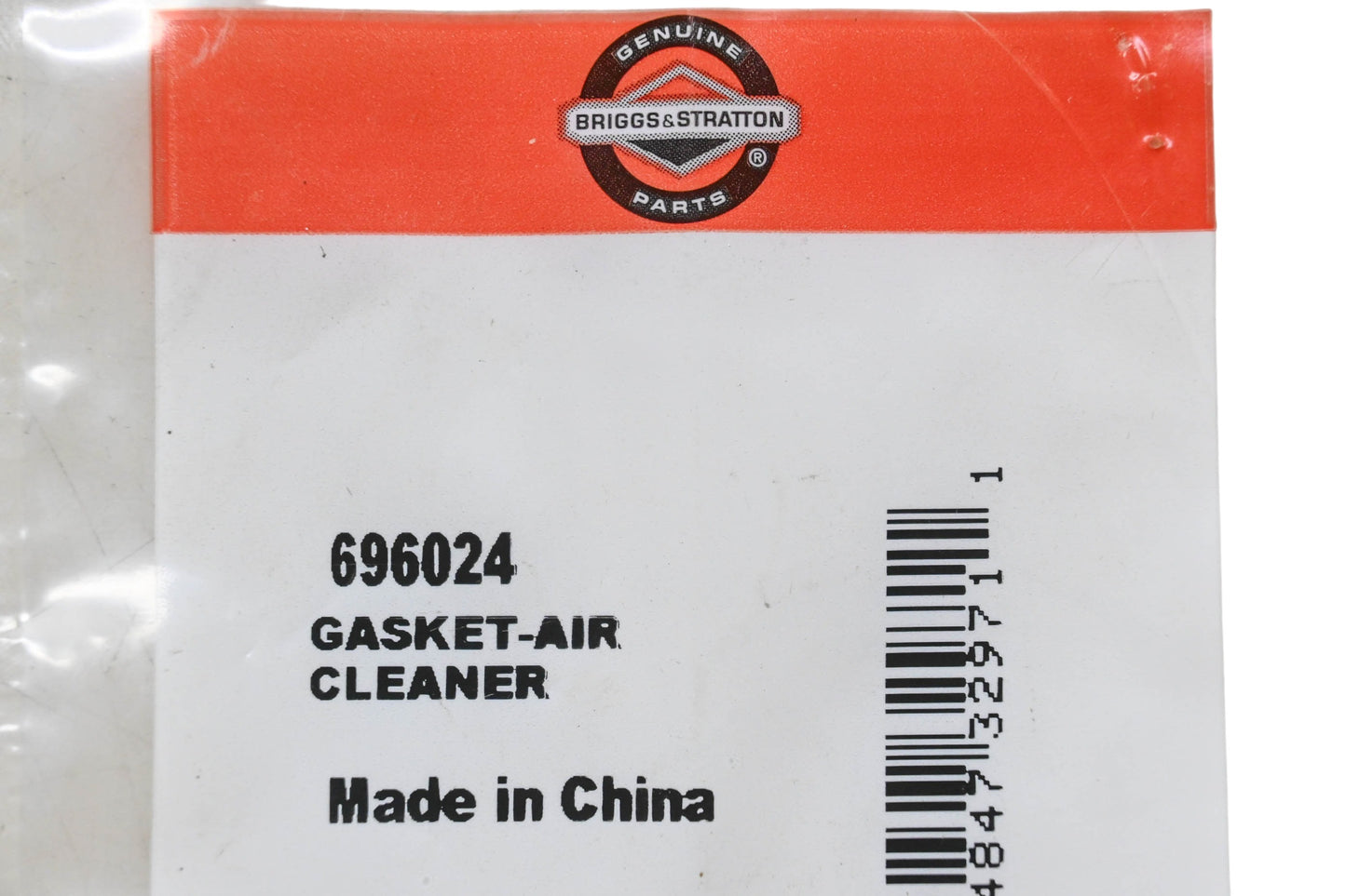 New OEM Briggs & Stratton 696024 Air Cleaner Gasket NOS