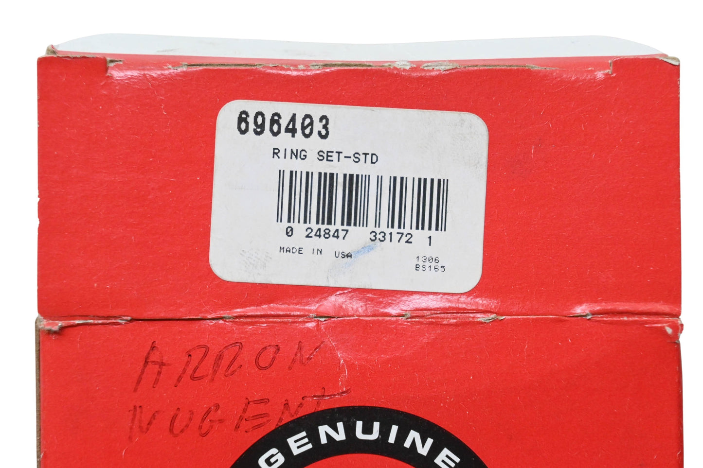 New OEM Briggs & Stratton 696403 Piston Ring Kit NOS