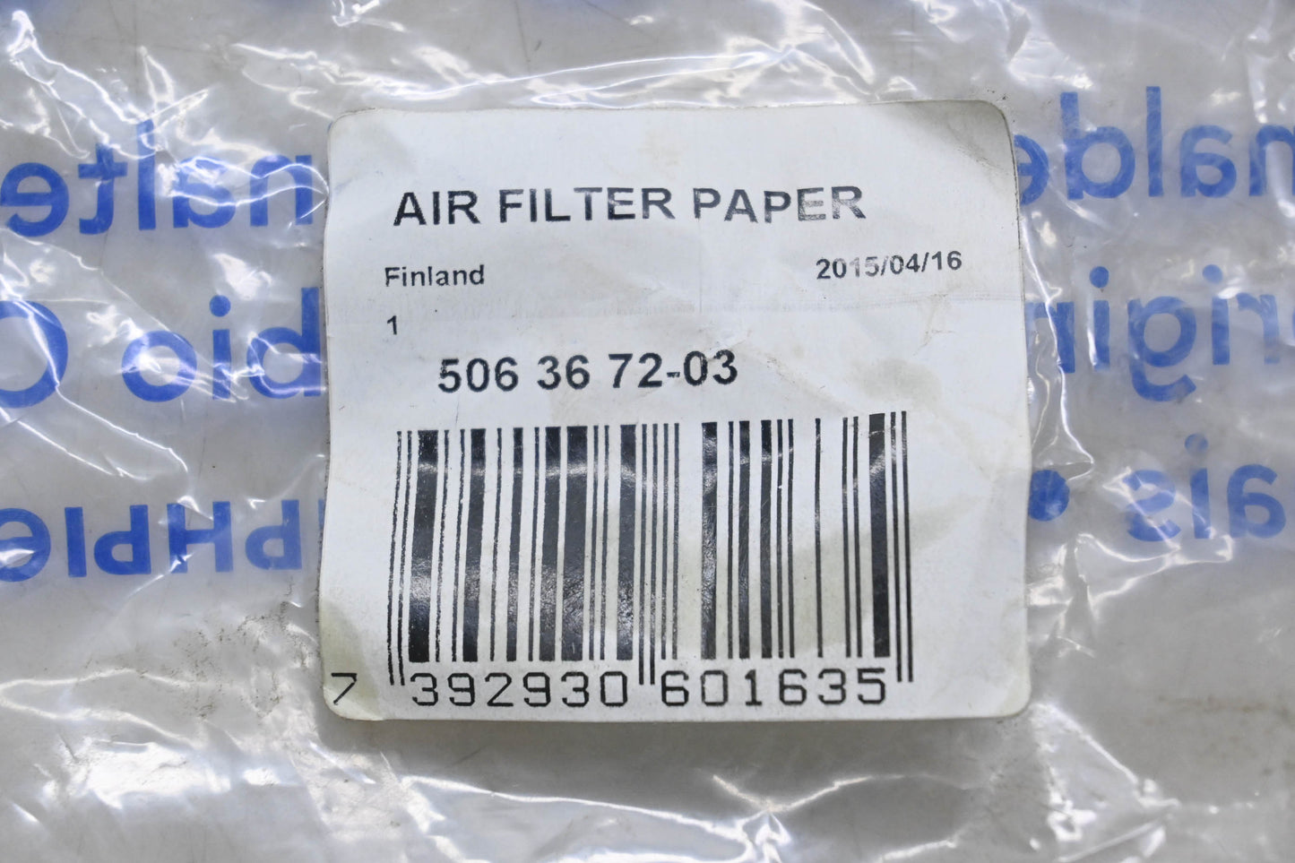 New OEM Husqvarna 506 36 72-03, 506367203 Paper Air Filter NOS