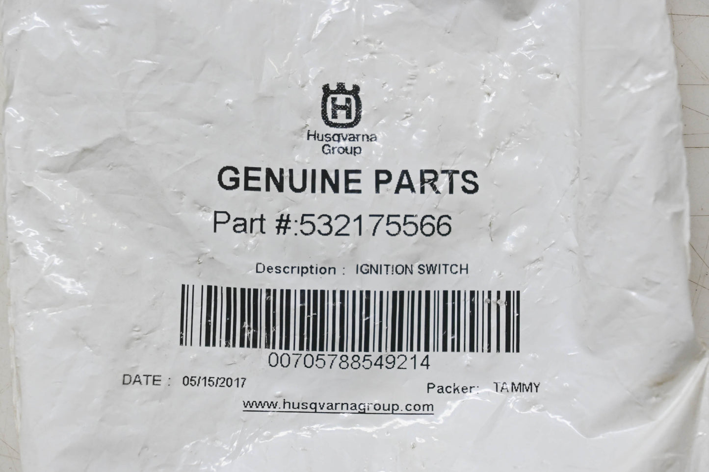 New OEM Husqvarna 532175566 Ignition Switch NOS