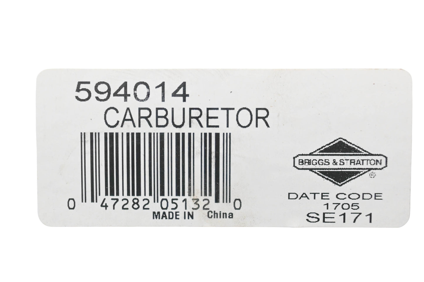 New OEM Briggs & Stratton 594014 Carburetor NOS