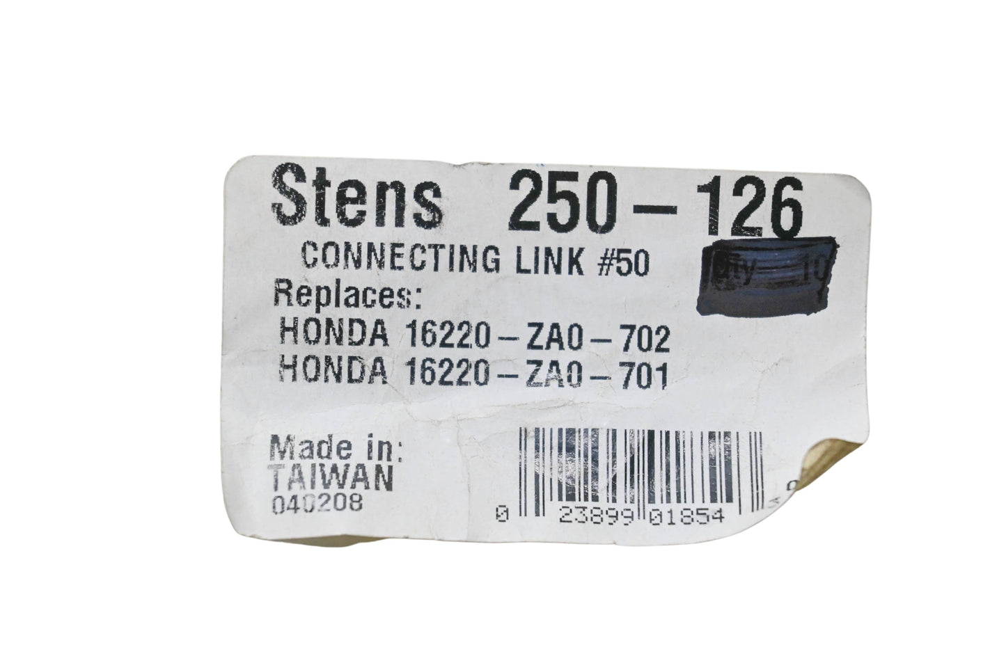 Stens 250-126, 16220-ZA0-701, 16220-ZA0-702 Connecting Links Qty 2 NOS