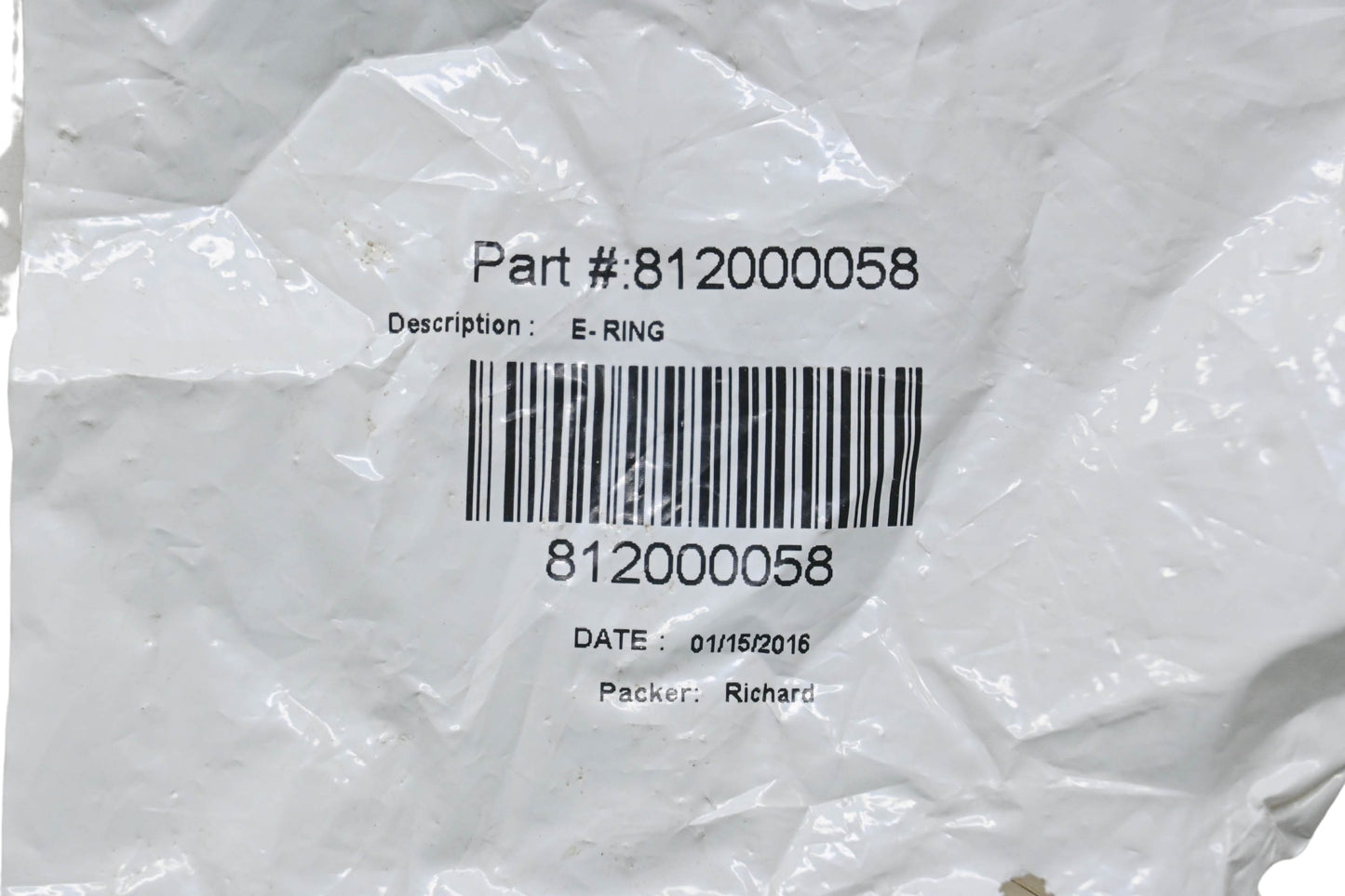 New OEM Husqvarna 812000058 E-Ring NOS