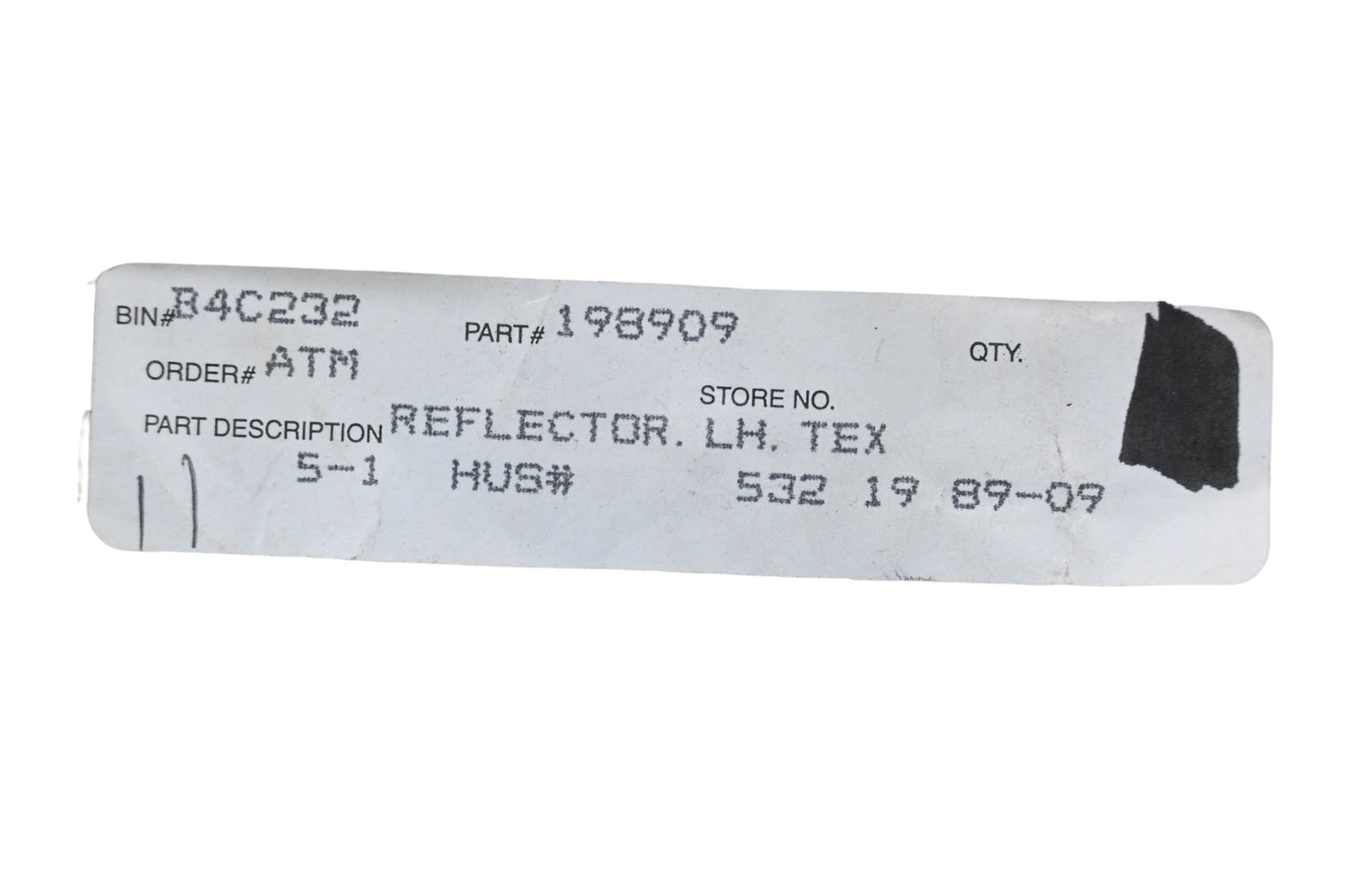New OEM Husqvarna 532 19 89-09, 532198909 Left Hand Reflector NOS