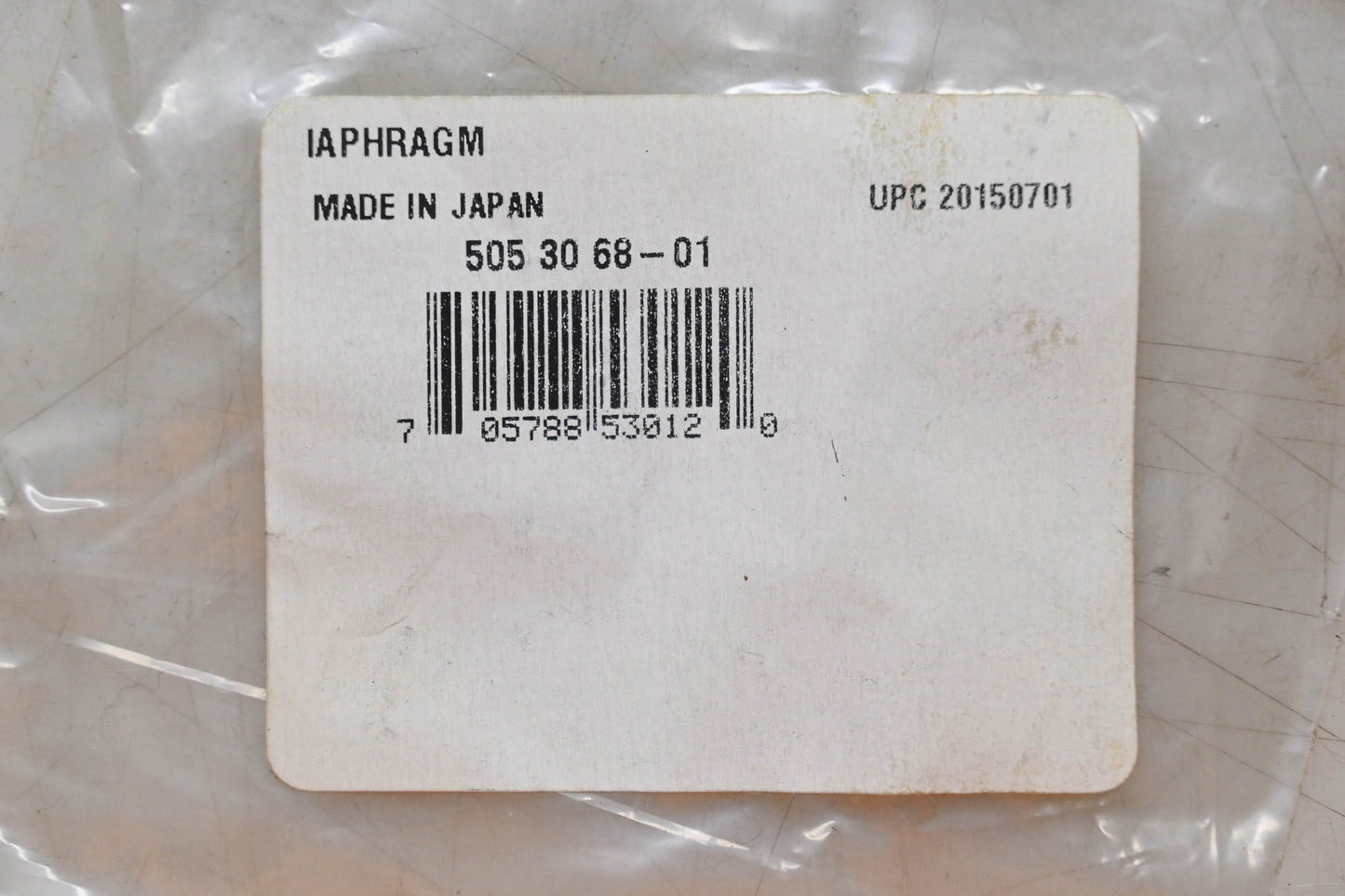 New OEM Husqvarna 505 30 68-01, 505306801 Diaphragm NOS