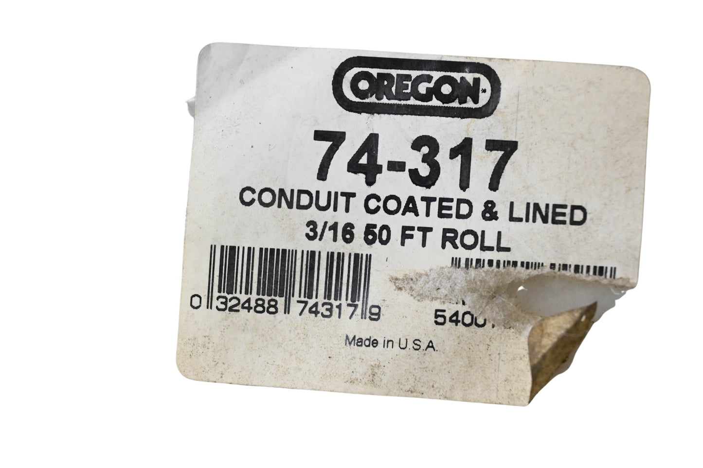 Oregon 74-317 Coated Lined Conduit NOS