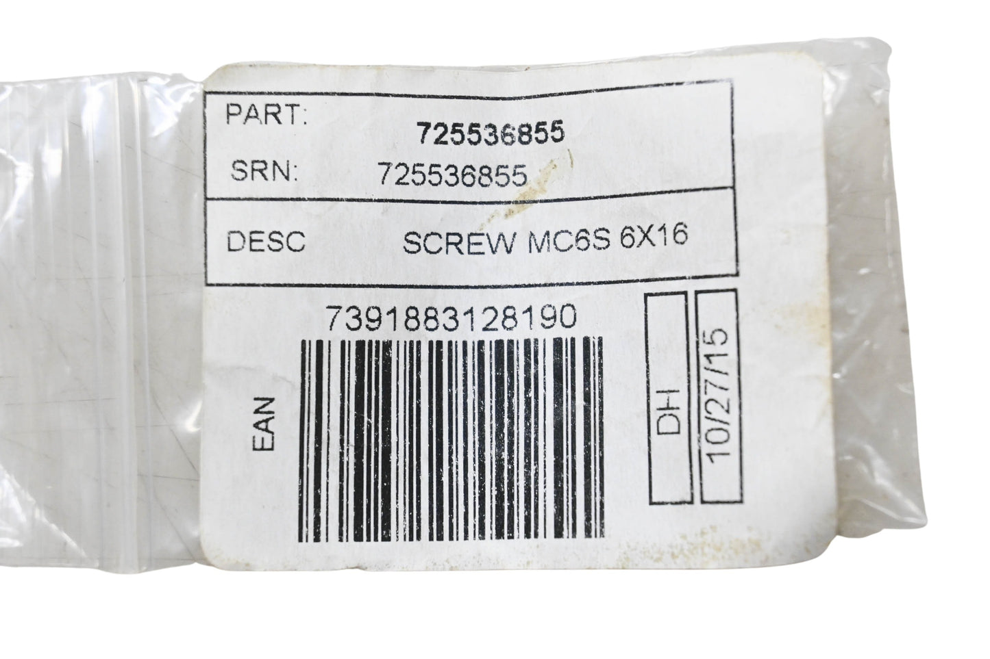 New OEM Husqvarna 725536855 Screw NOS