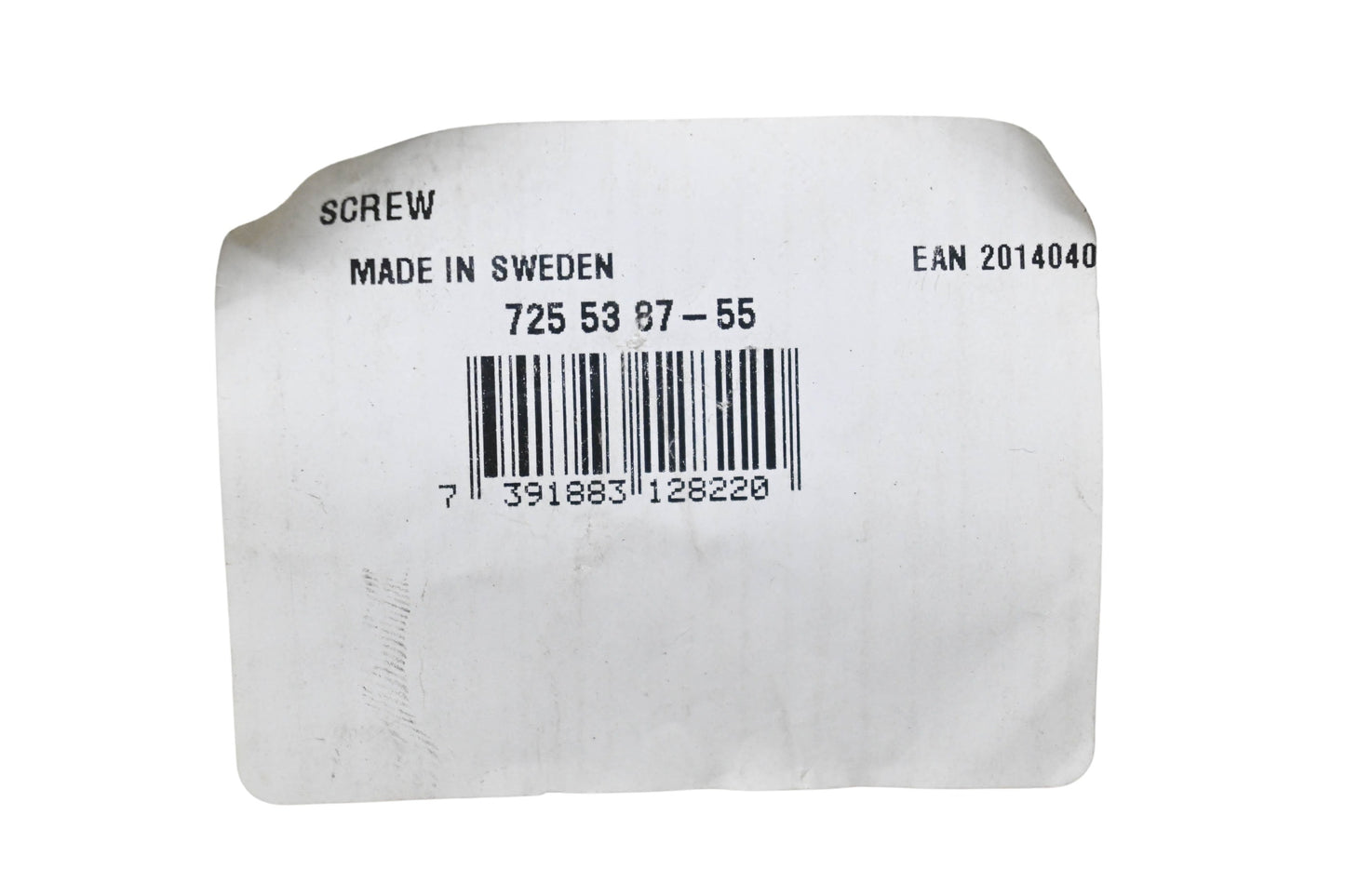 New OEM Husqvarna 725 53 87-55, 725538755 Screw NOS