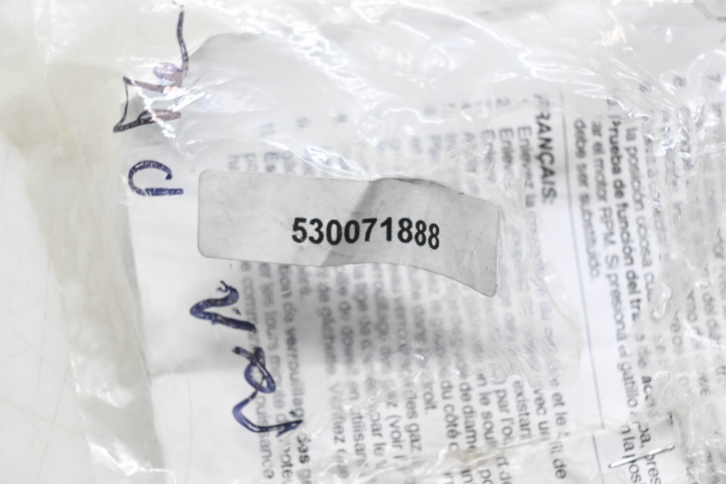 New OEM Husqvarna 530071888 Trigger Kit NOS