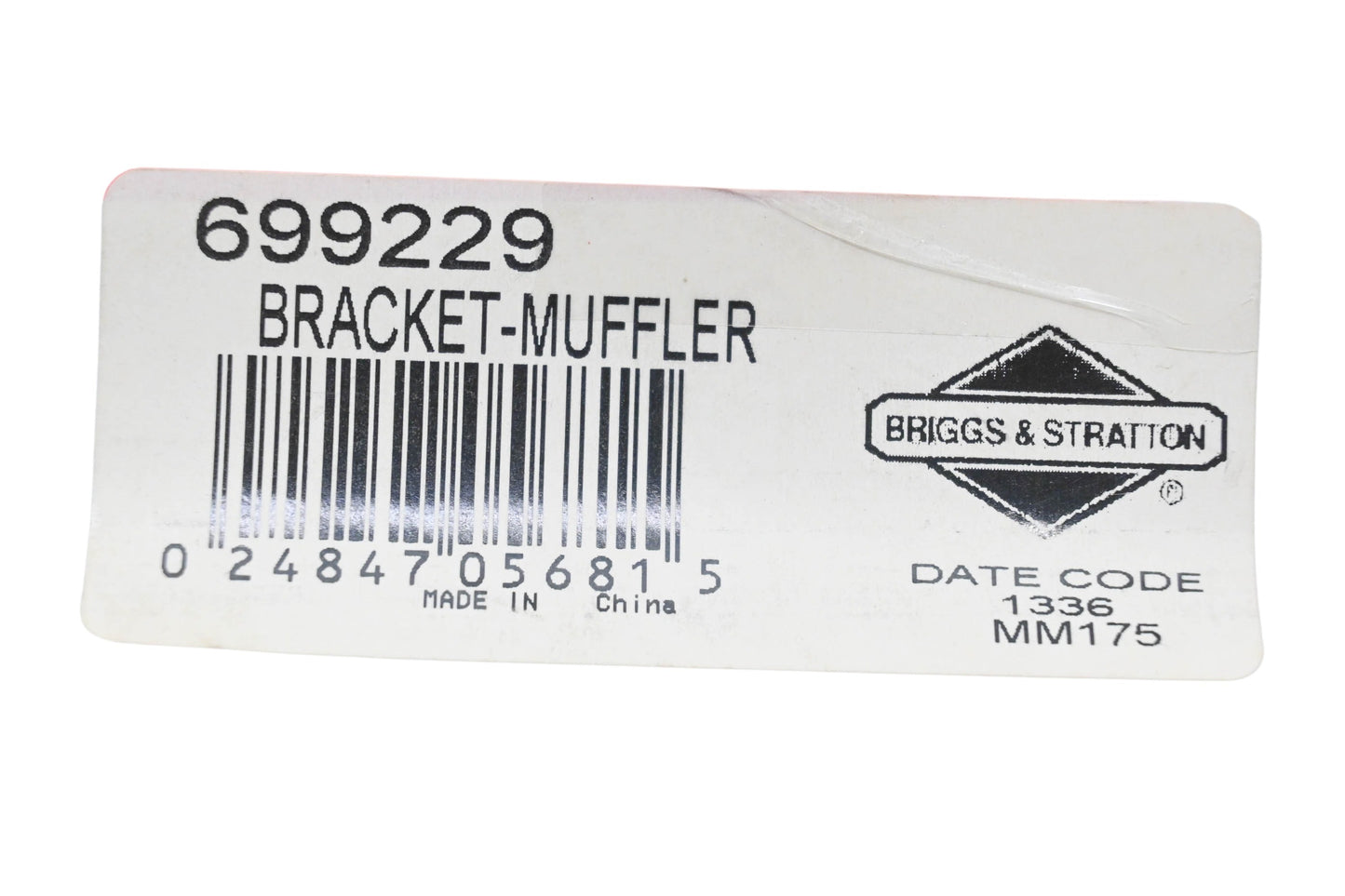 New OEM Briggs & Stratton 699229 Muffler Bracket NOS