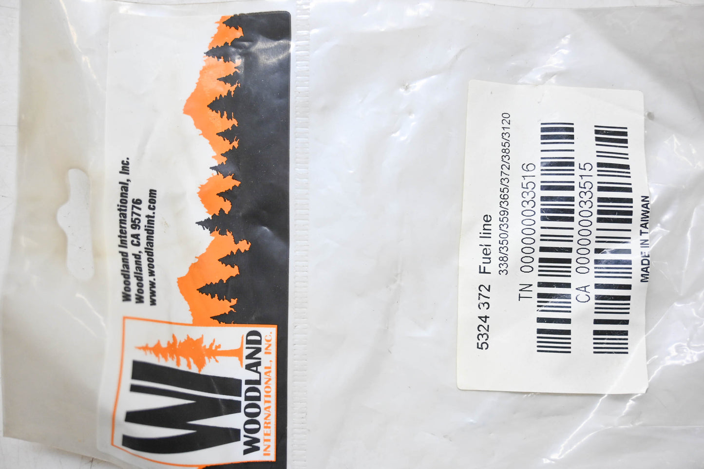 Woodland International 5324372 Fuel Line NOS