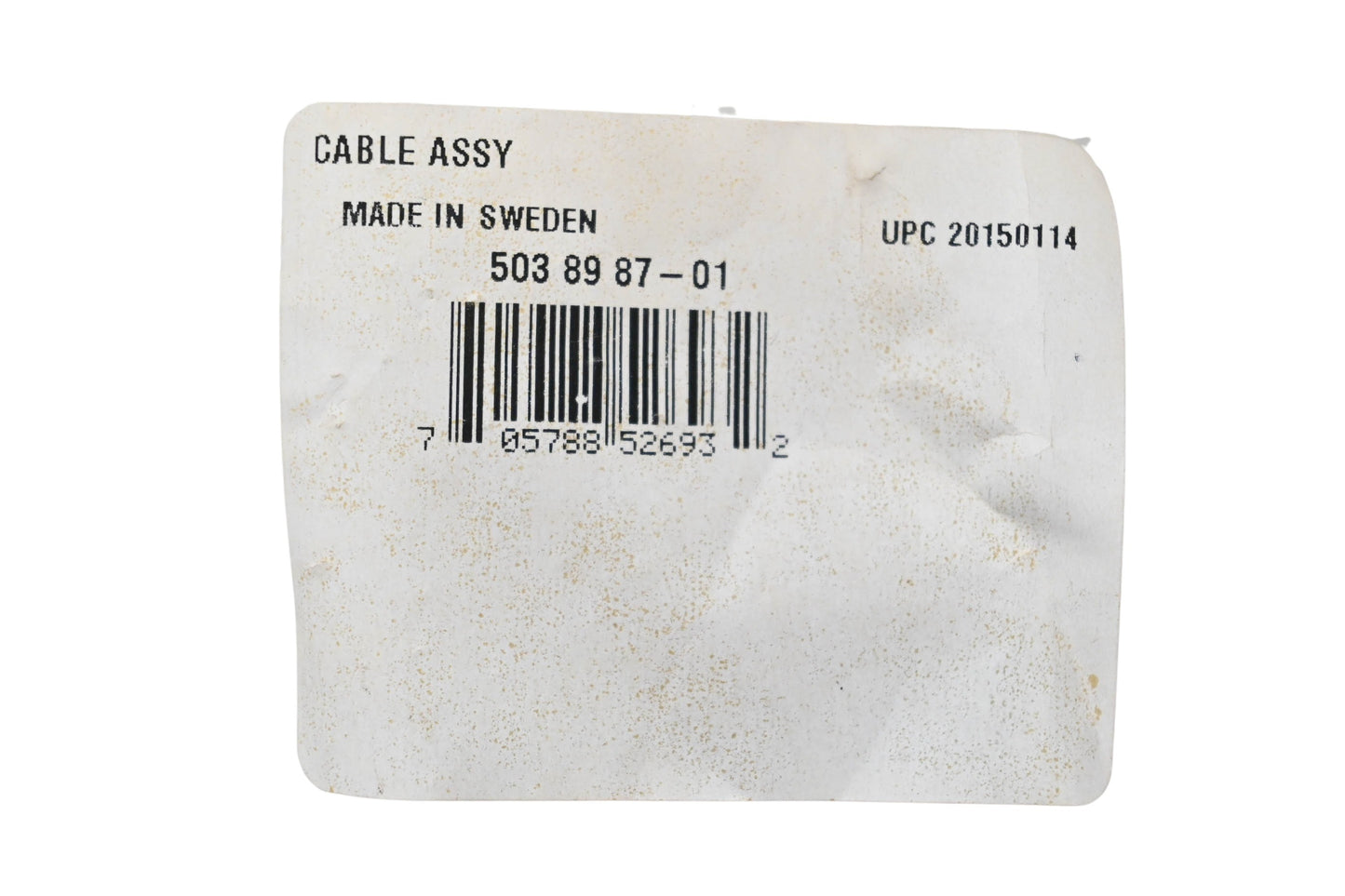 New OEM Husqvarna 503 89 87-01, 503898701 Cable Assembly NOS