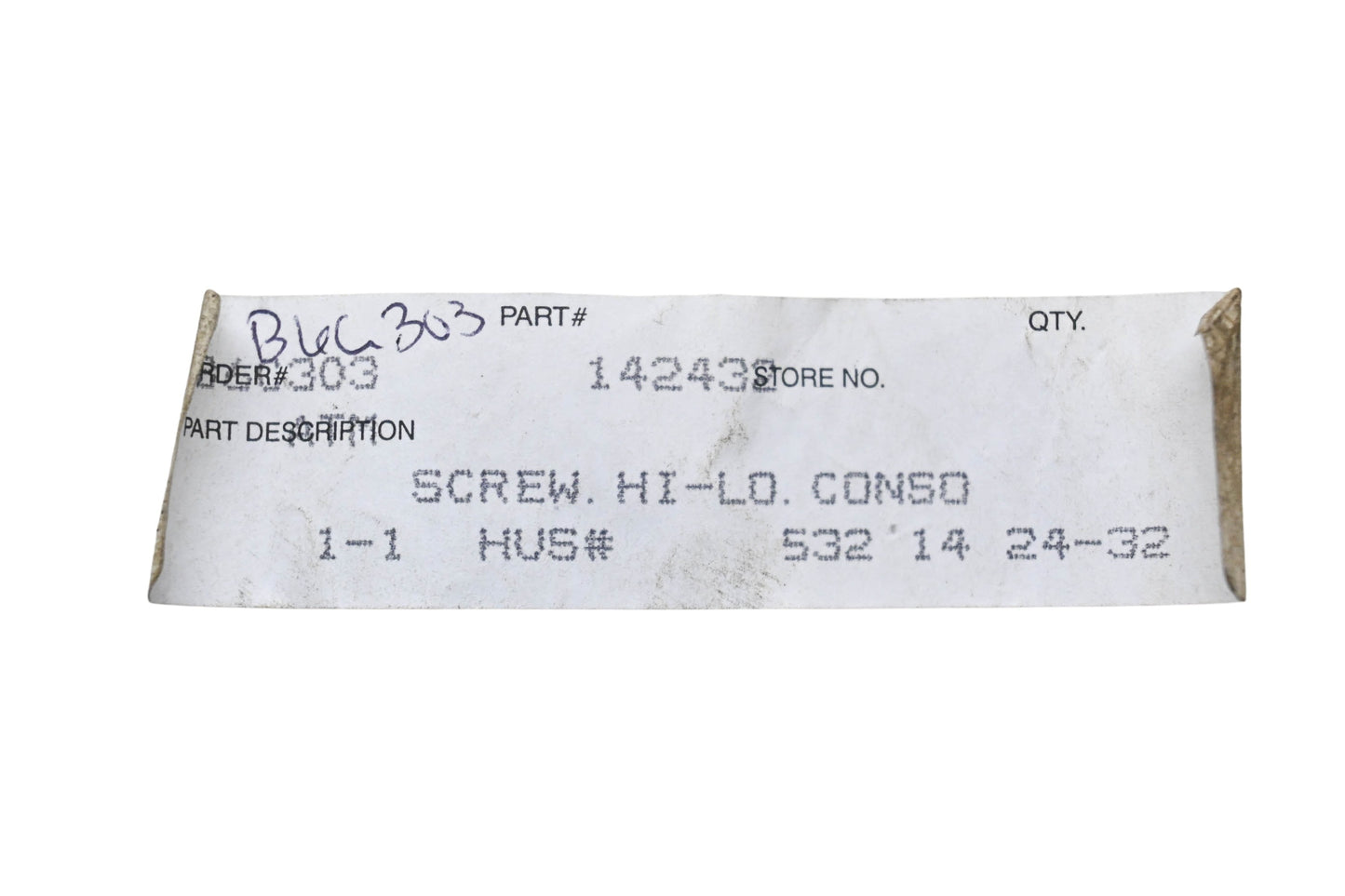 New OEM Husqvarna 532 14 24-32, 532142432 Screw NOS