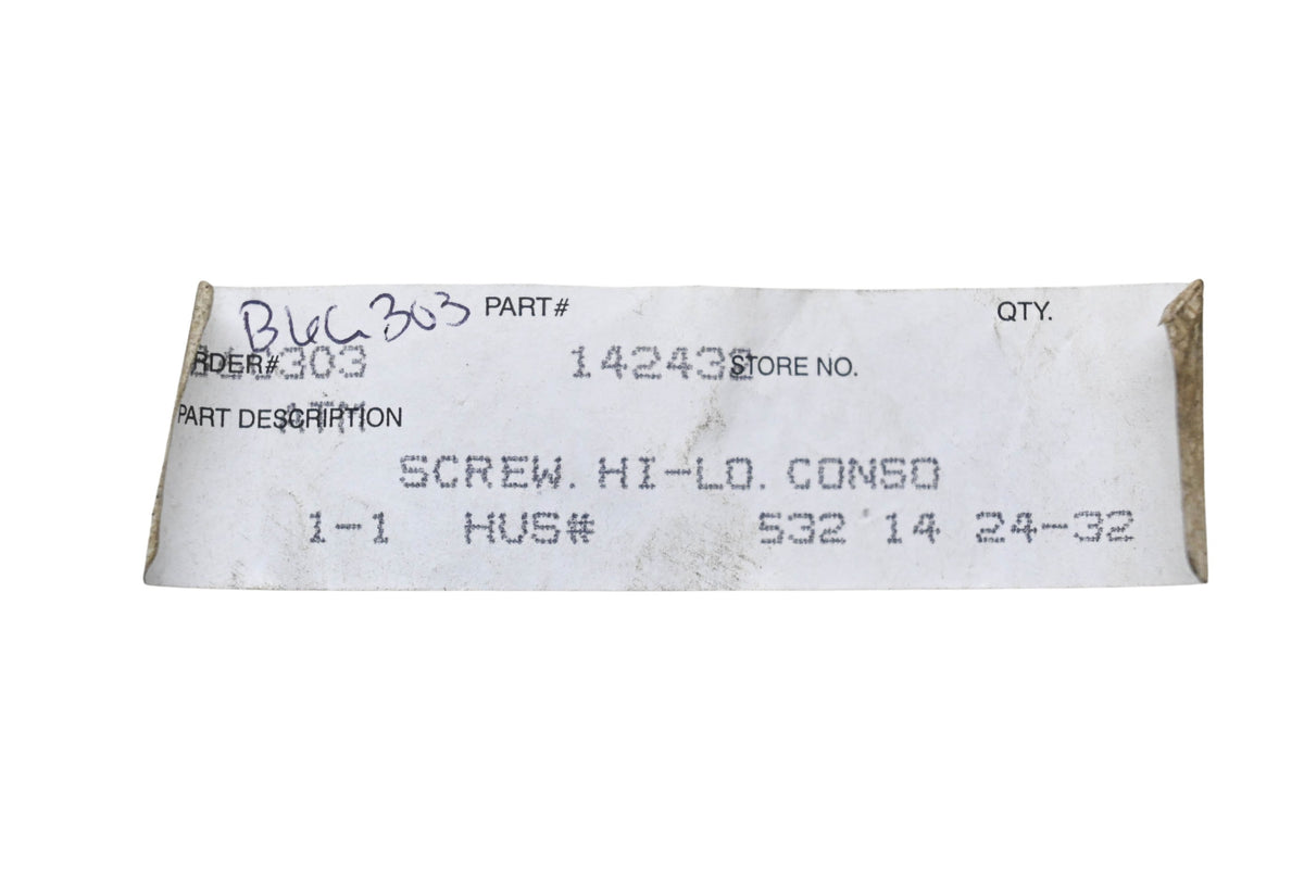 New OEM Husqvarna 532 14 24-32, 532142432 Screw NOS