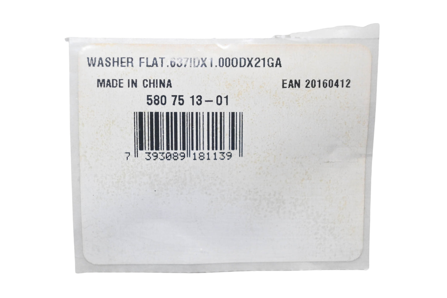 New OEM Husqvarna 580 75 13-01, 580751301 Flat Washer NOS