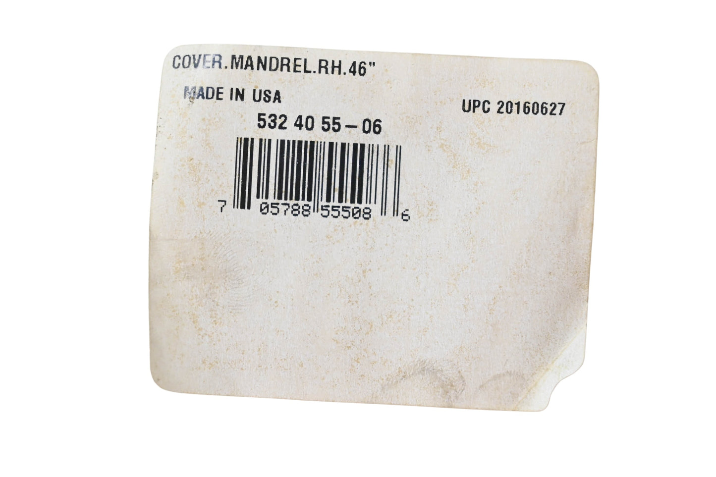 New OEM Husqvarna 532 40 55-06, 532405506, 405506 Mandrel Cover NOS