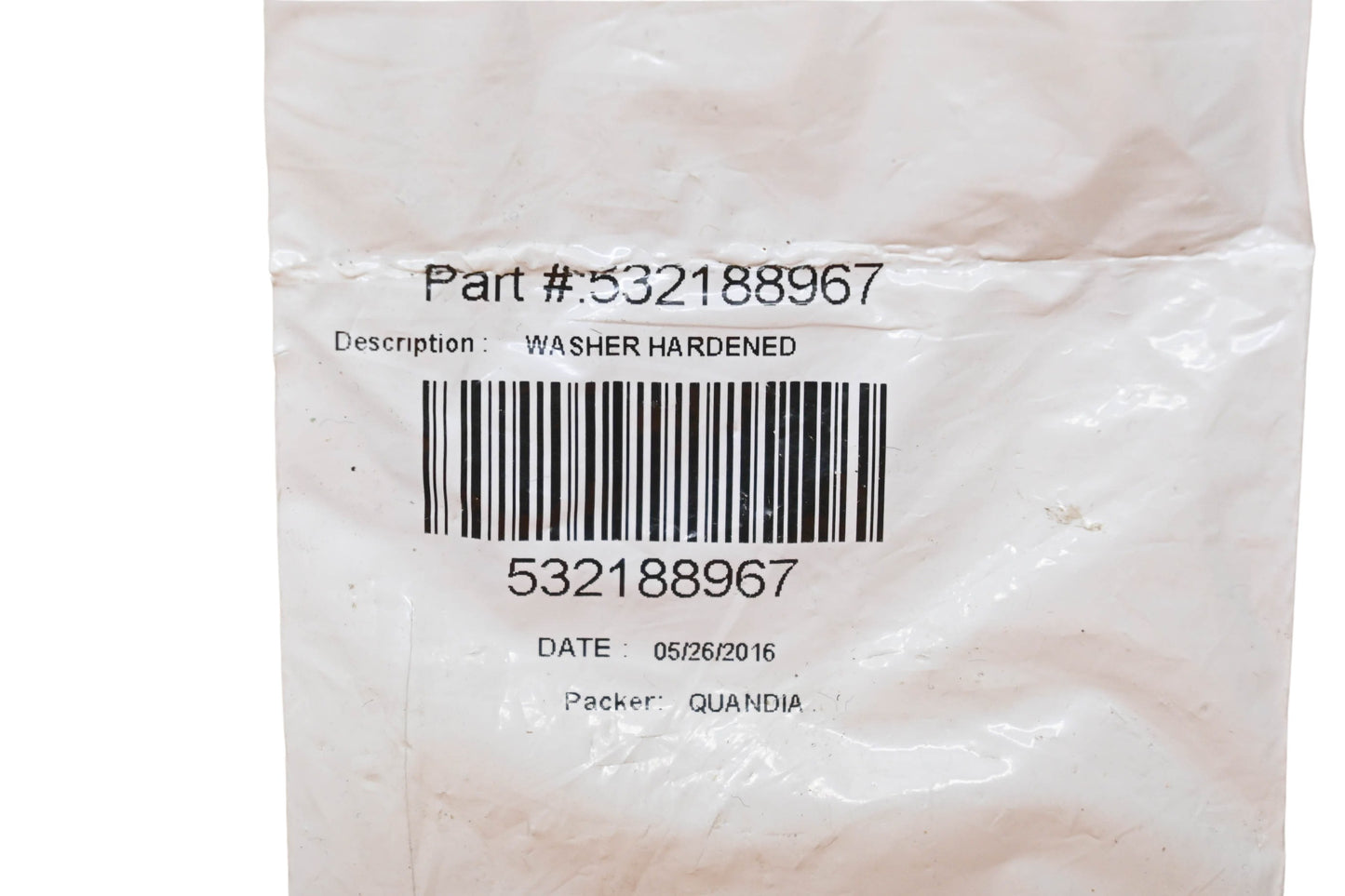 New OEM Husqvarna 532188967 Washer NOS