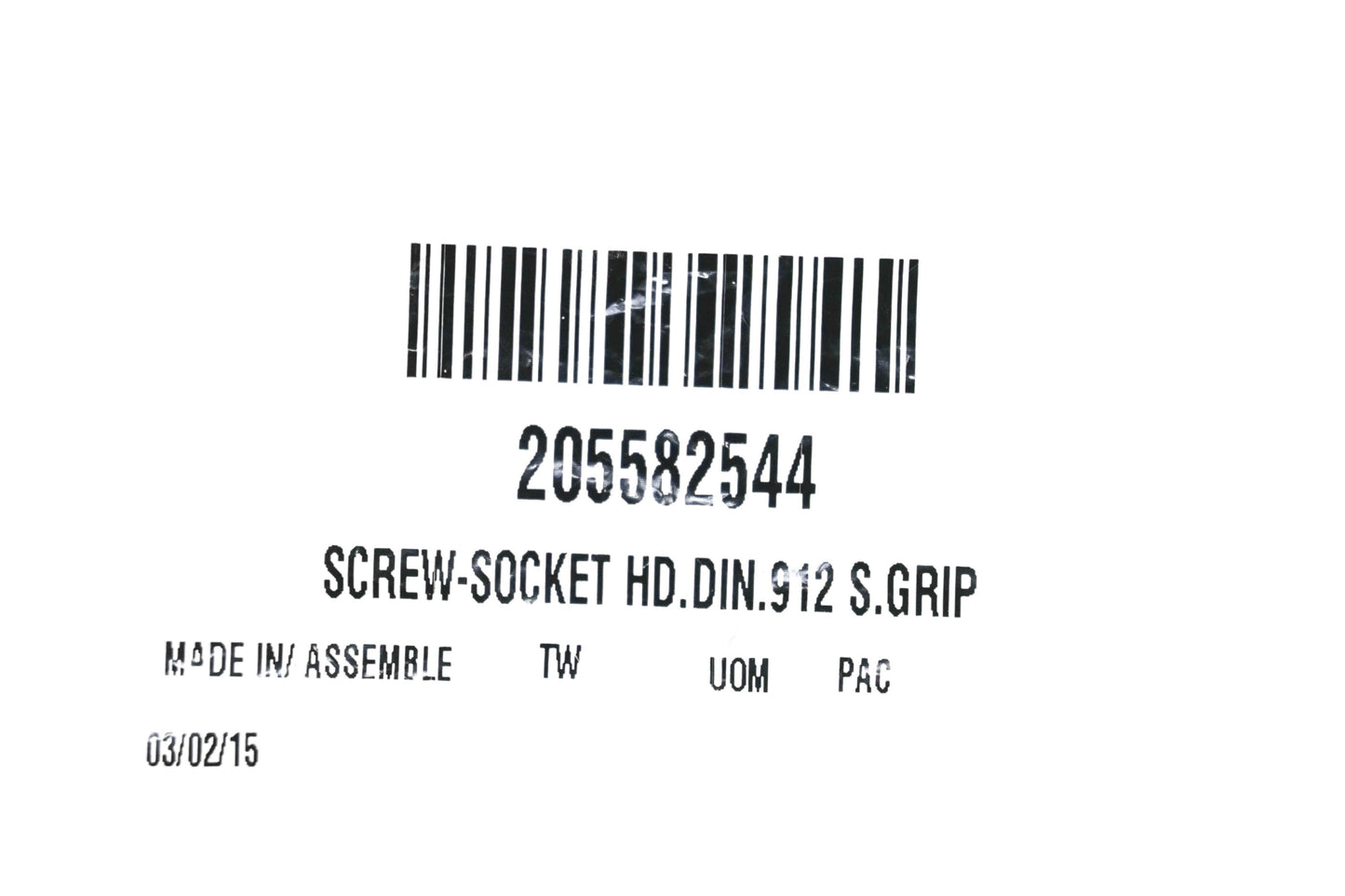 Aftermarket 205582544 Socket Screw NOS
