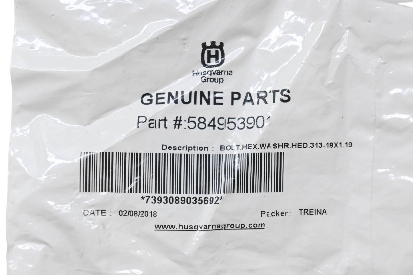 New OEM Husqvarna 584953901 Self-Tapping Bolts Qty 2 NOS