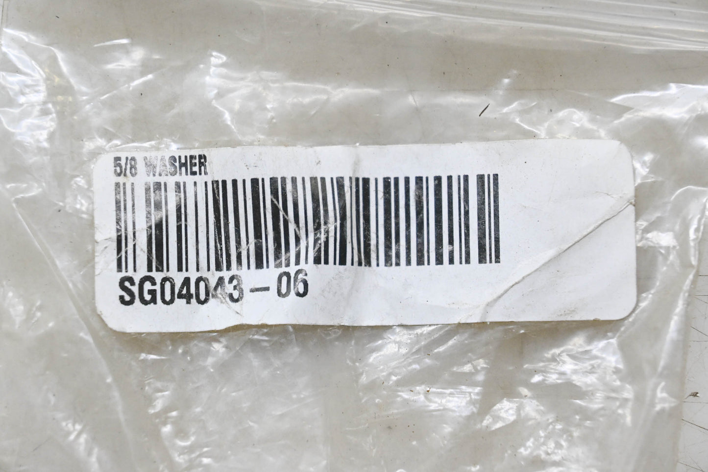Scag 04043-06, SG04043-06 Hardened Washer 5/8" NOS