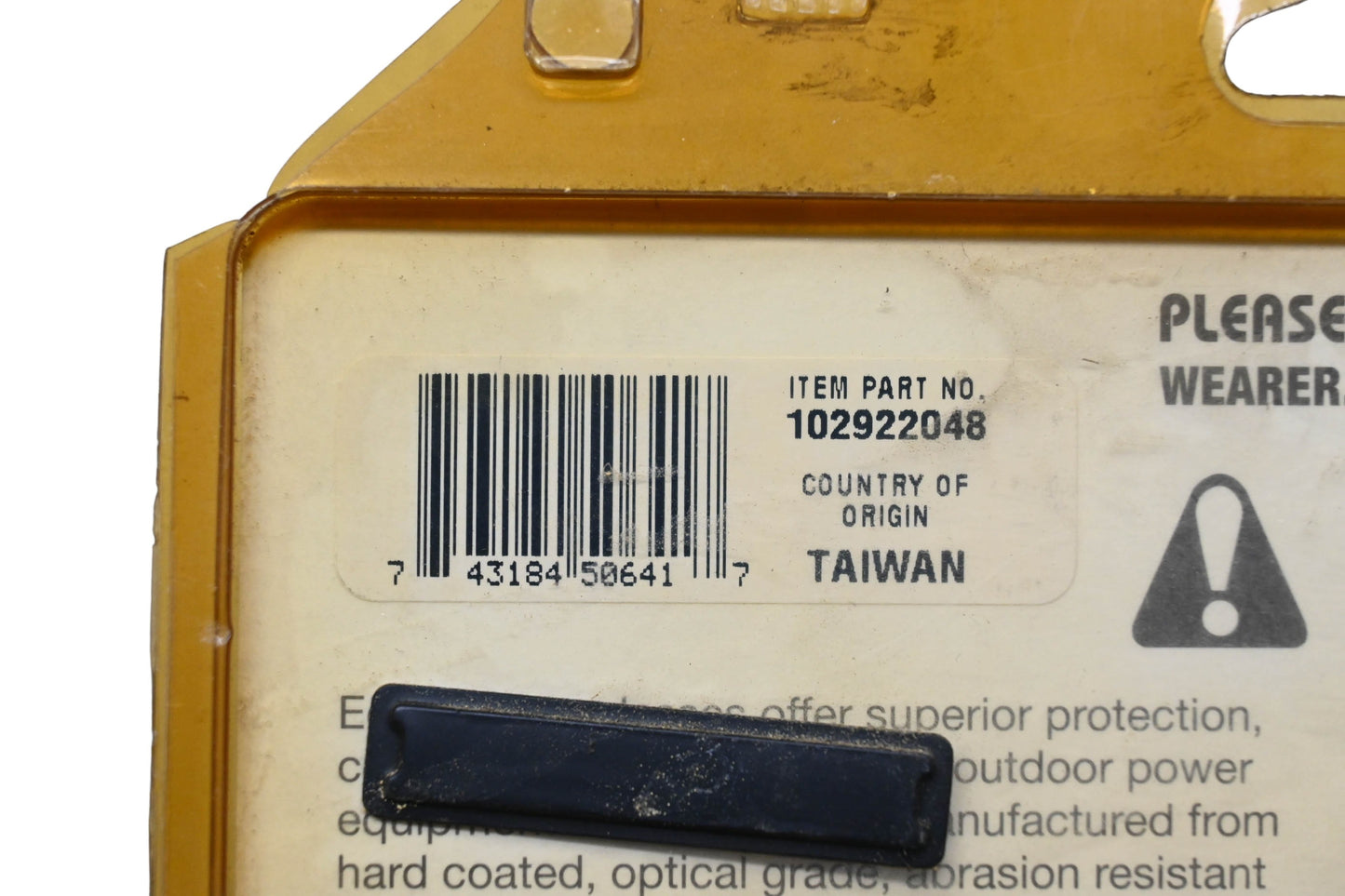 New OEM Echo 102922048 Safety Glasses NOS