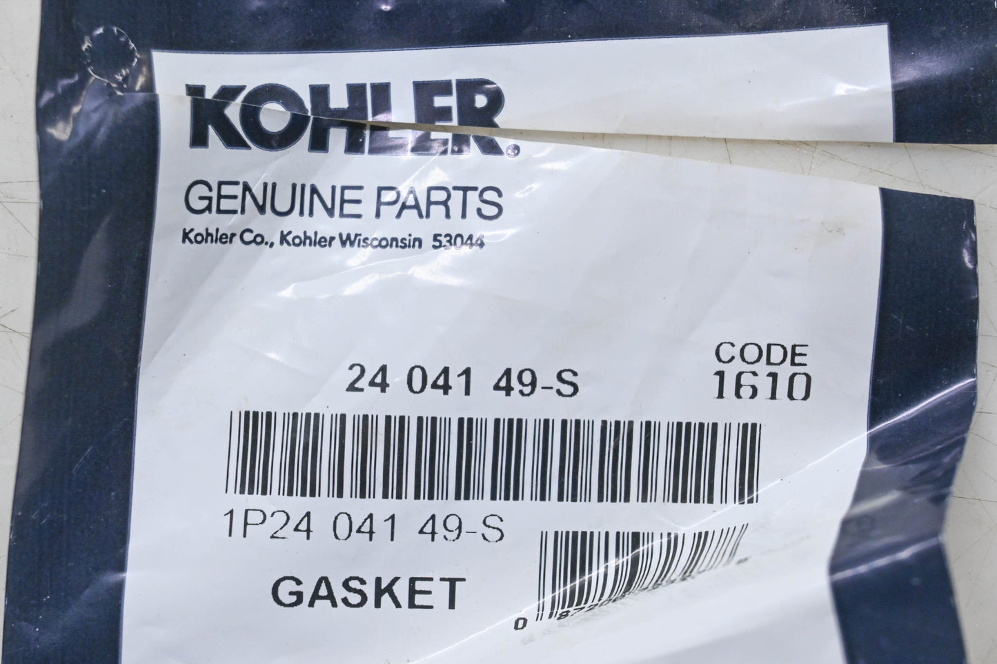 Kohler 24 041 49-S Gasket NOS
