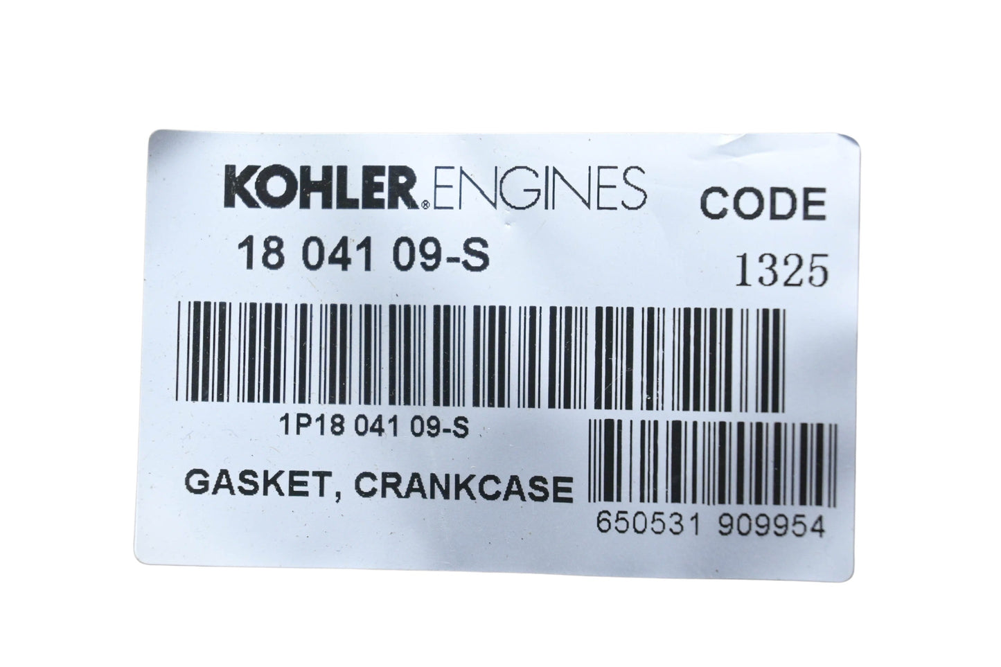 Kohler 18 041 09-S Crankcase Gasket NOS