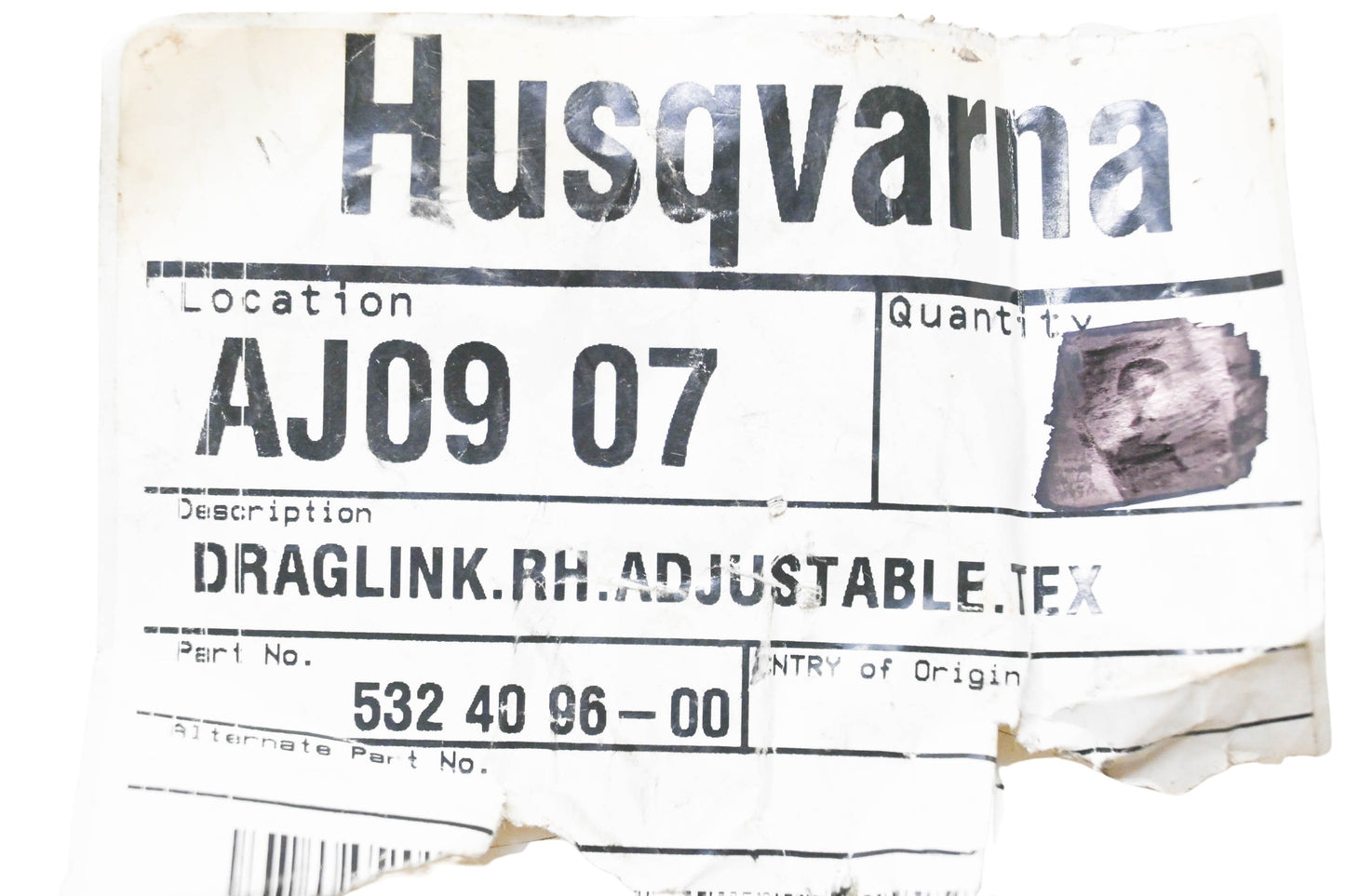 New OEM Husqvarna 532 40 96-00, 532409600 Draglink NOS