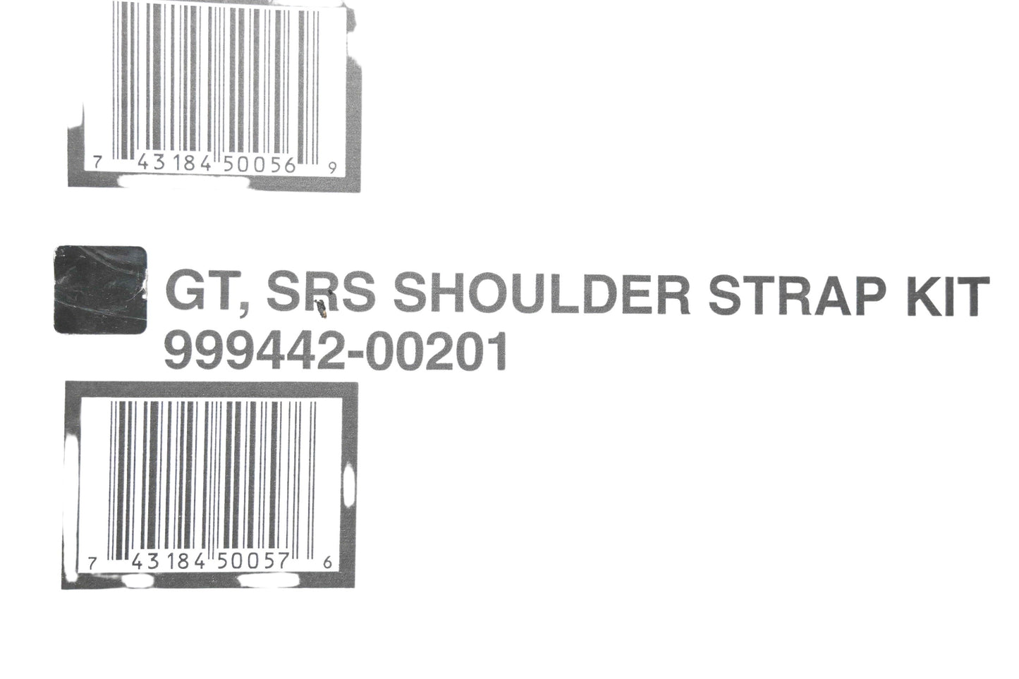 New OEM Echo 999442-00201, 99944200201 GT SRS Shoulder Harness Kit NOS