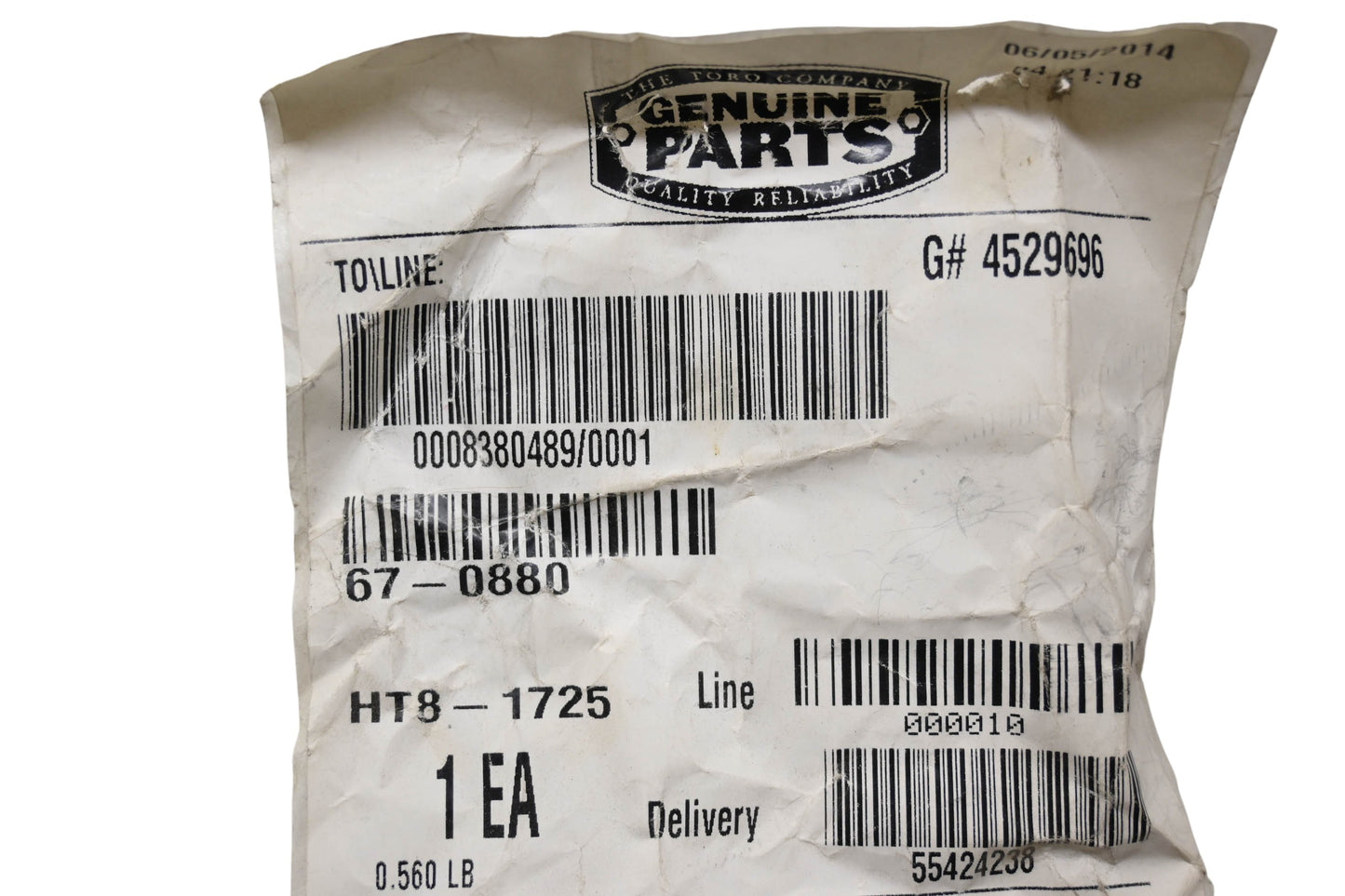 Toro 67-0880 Tie Rod Assembly NOS
