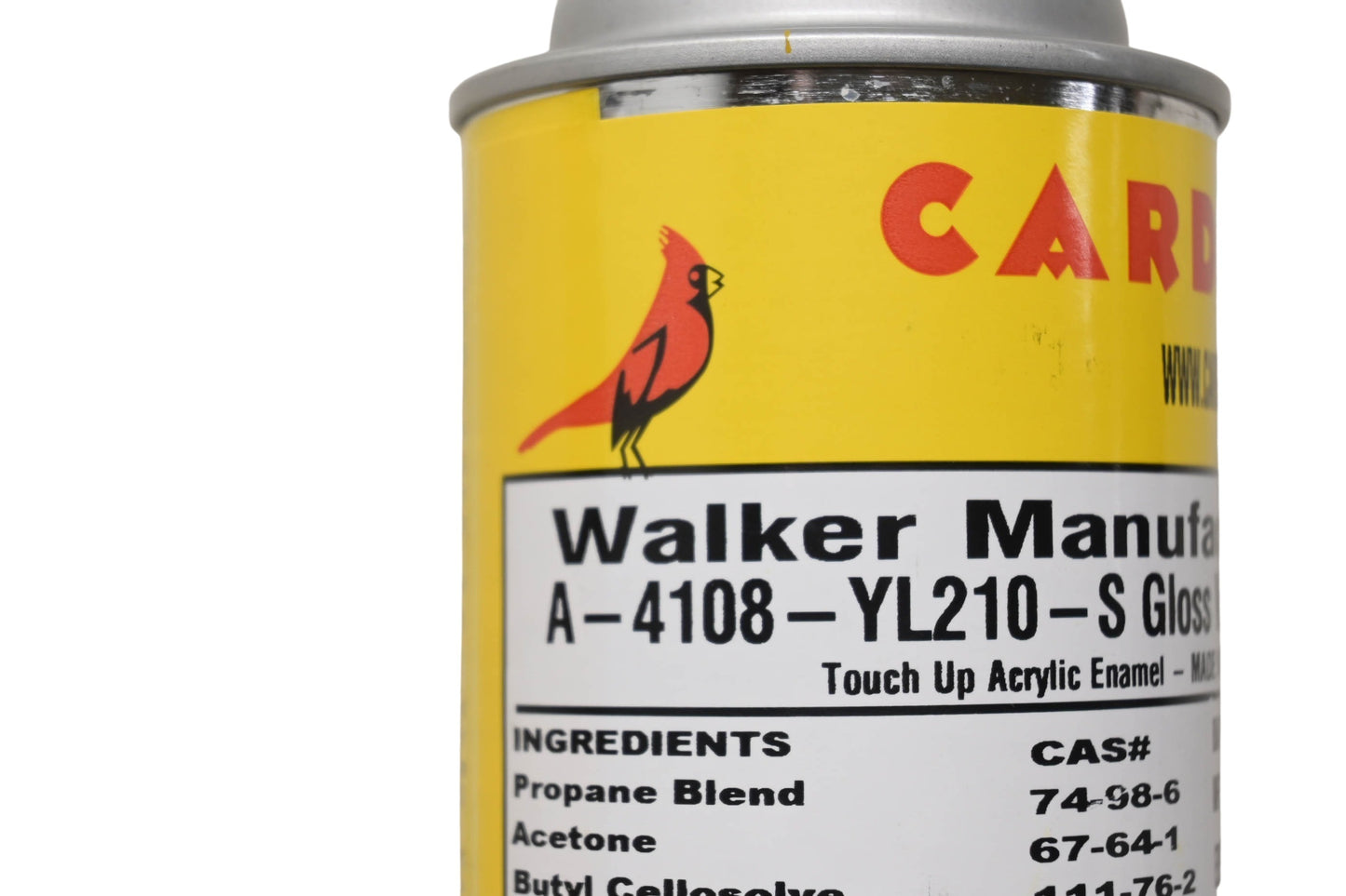 Cardinal Paint A-4108-YL210-S Gloss Walker Yellow Touch Up Acrylic Enamel NOS