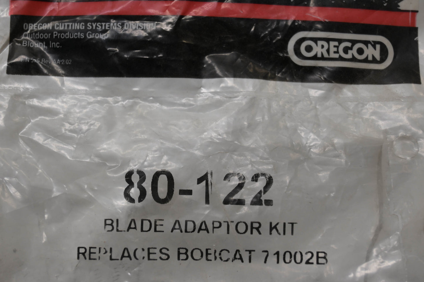Oregon 80-122 Blade Adaptor Kit NOS