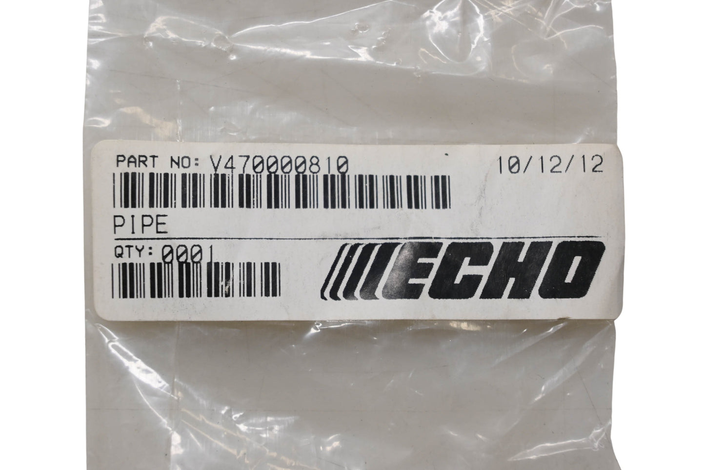 New OEM Echo V470000810 Pipe NOS