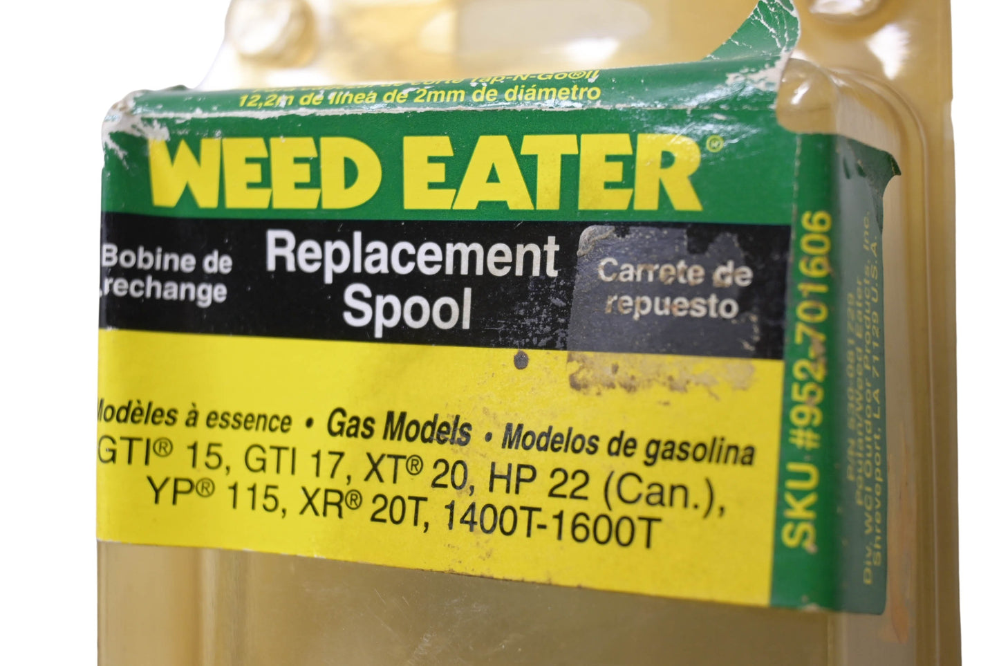 Weed Eater 952-701606 Replacement Spool NOS