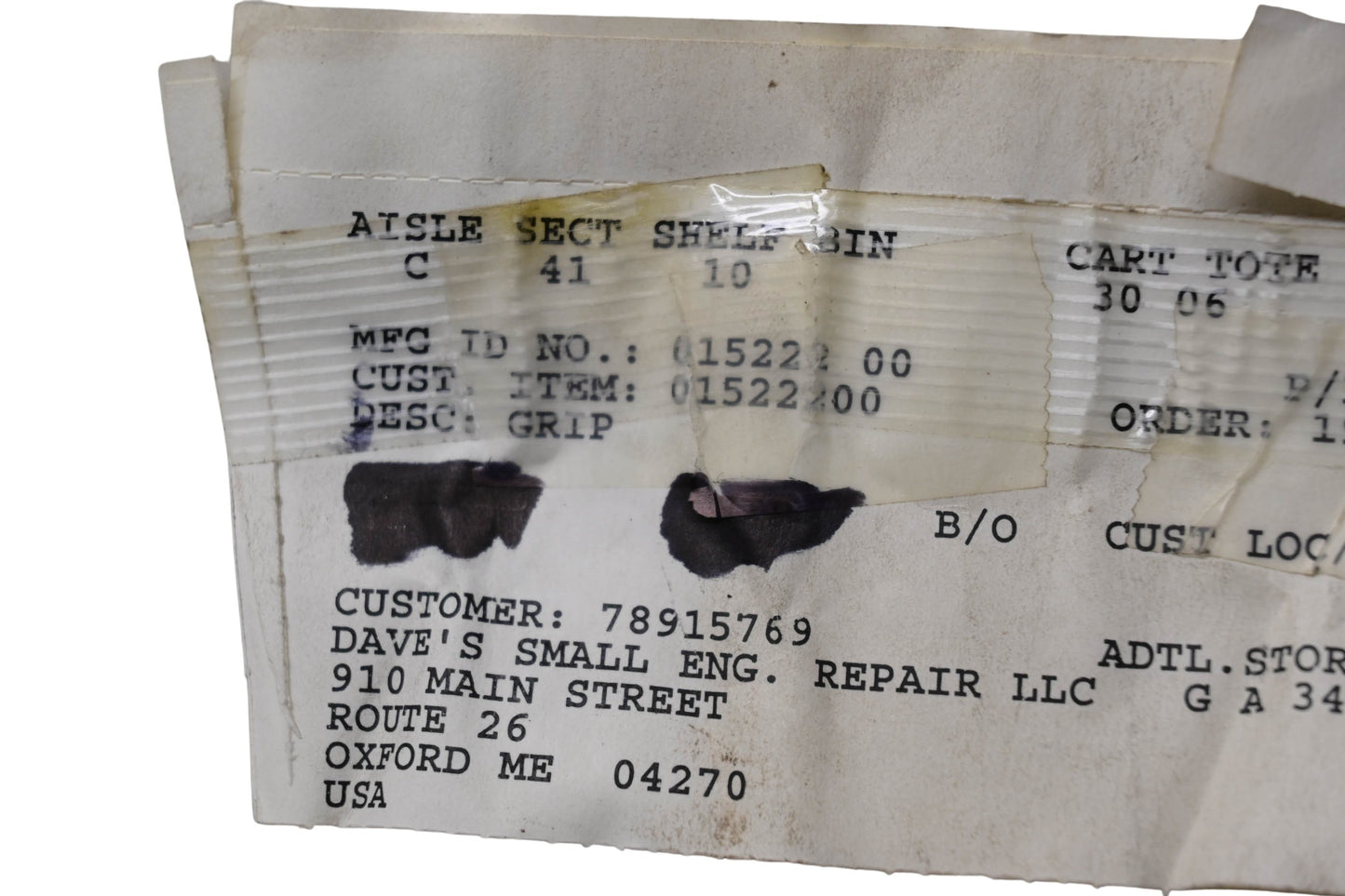 Ariens 01522200 Grip NOS
