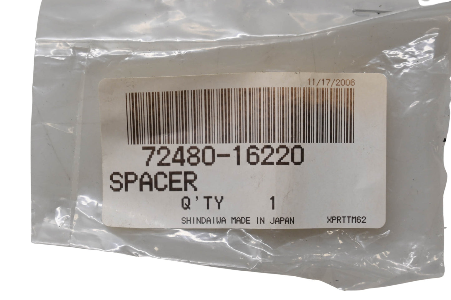 Shindaiwa 72480-16220 Spacer NOS
