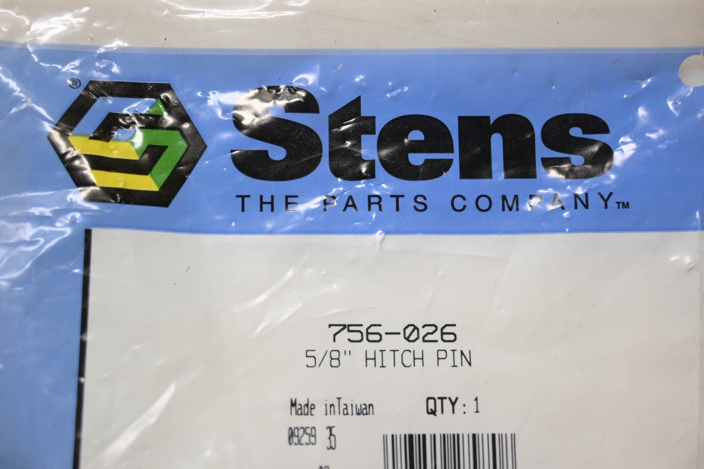 Stens 756-026 5/8" Hitch Pin NOS